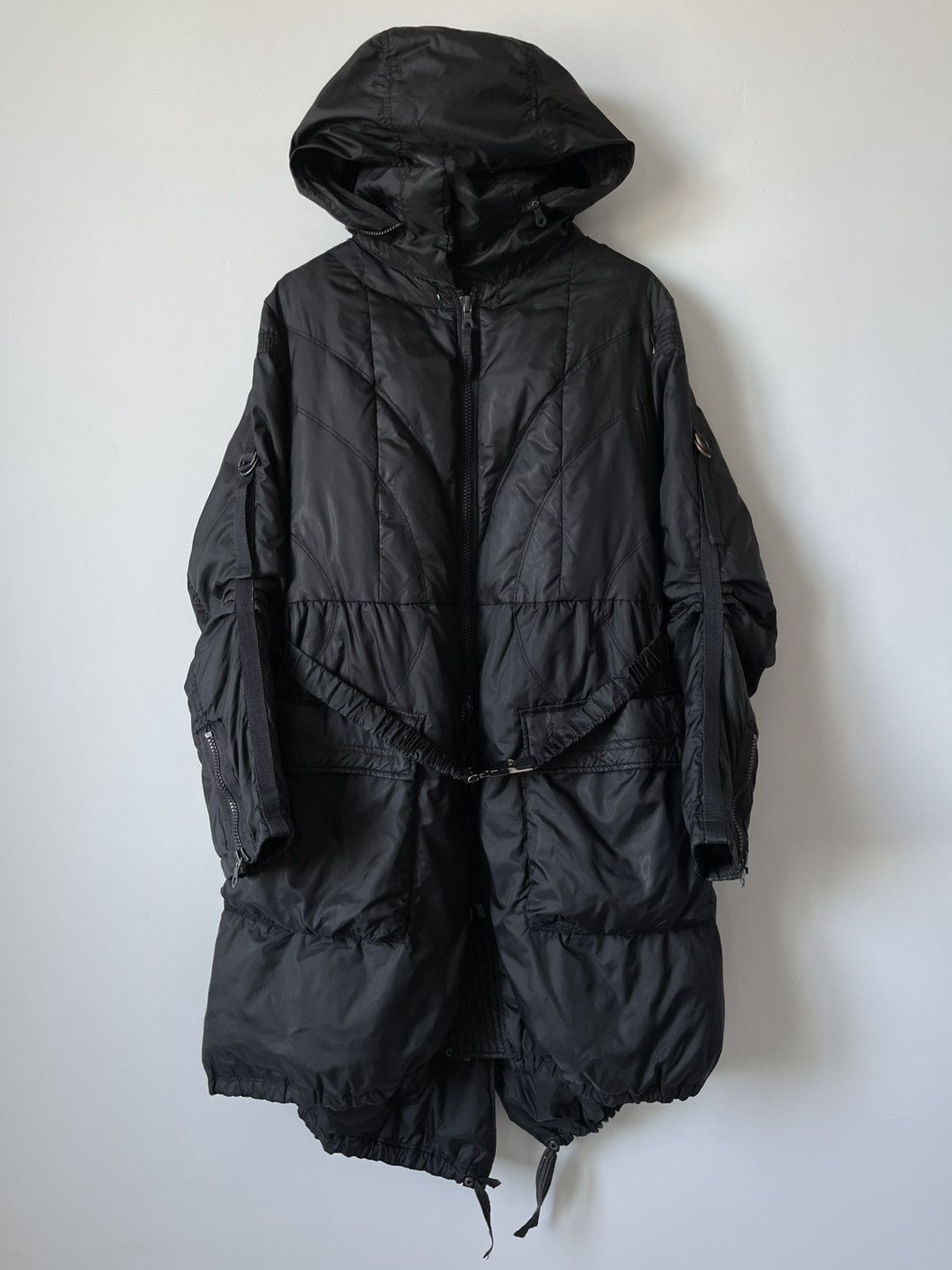 Marithe + Francois Girbaud Archive Marithe Francois Girbaud Bondage Puffer Jacket Coat Size L / US 10 / IT 46 - 12 Thumbnail
