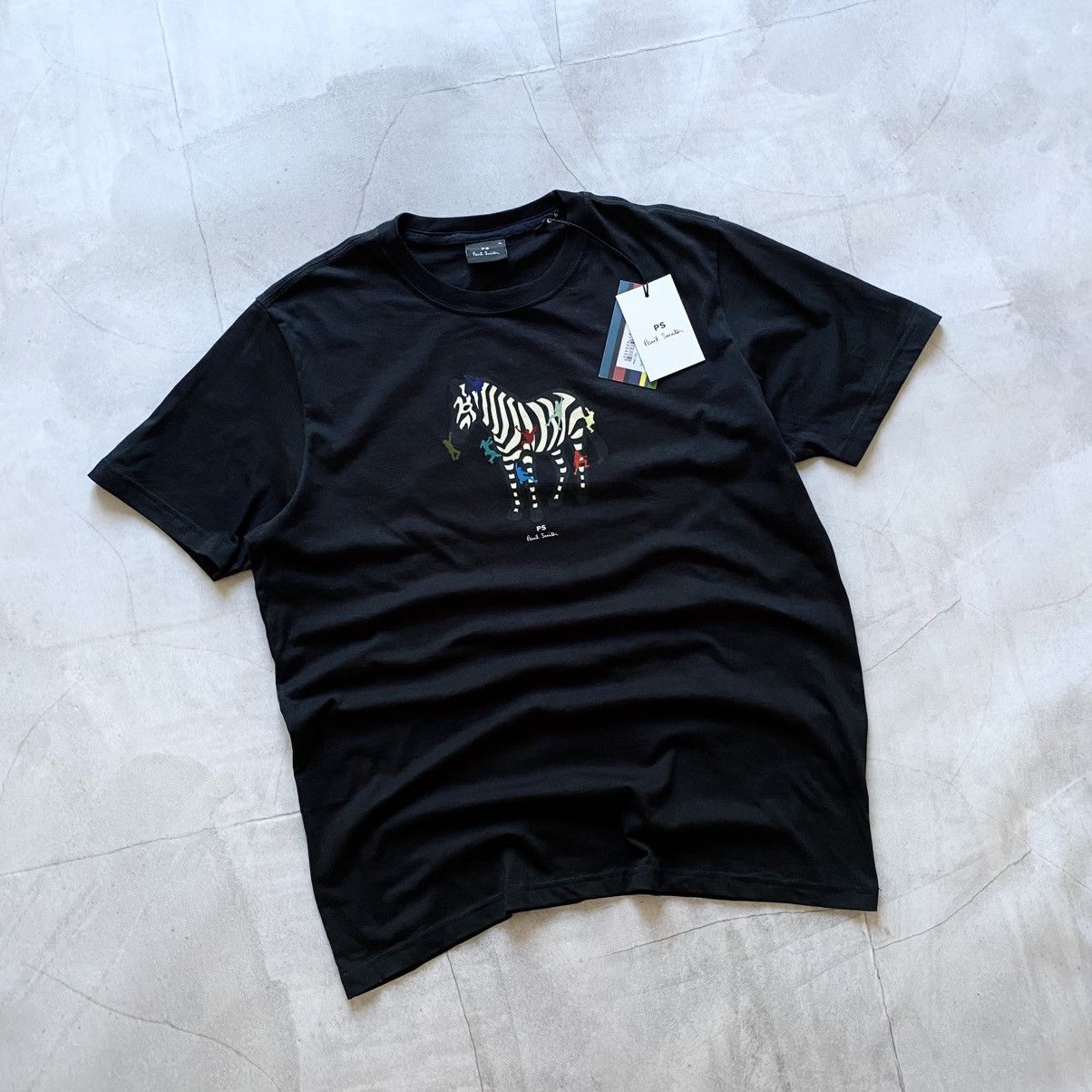 Paul Smith NEW Paul Smith Zebra Big Logo Slim Fit T-Shirt Tee Shirt Size US XL / EU 56 / 4 - 1 Thumbnail