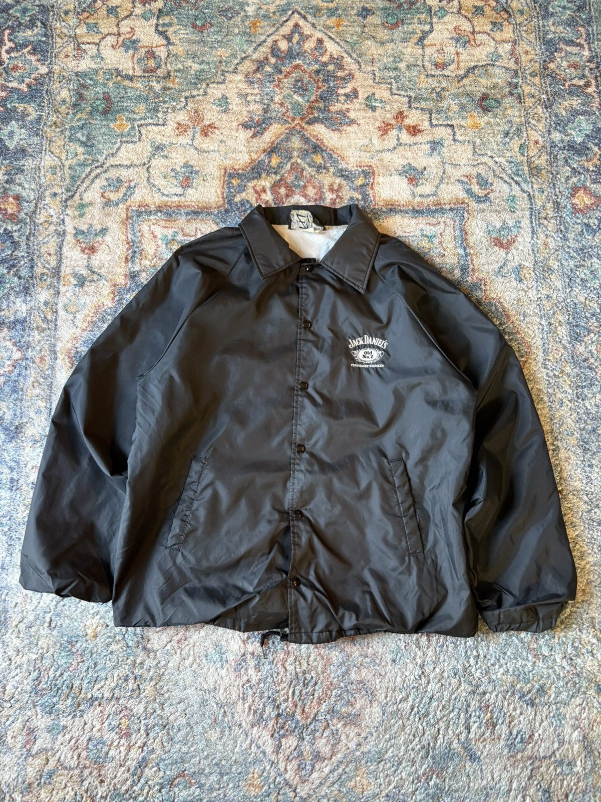 Vintage Vintage Jack Daniels Whiskey Snap-up Light Jacket Large Size US L / EU 52-54 / 3 - 1 Thumbnail