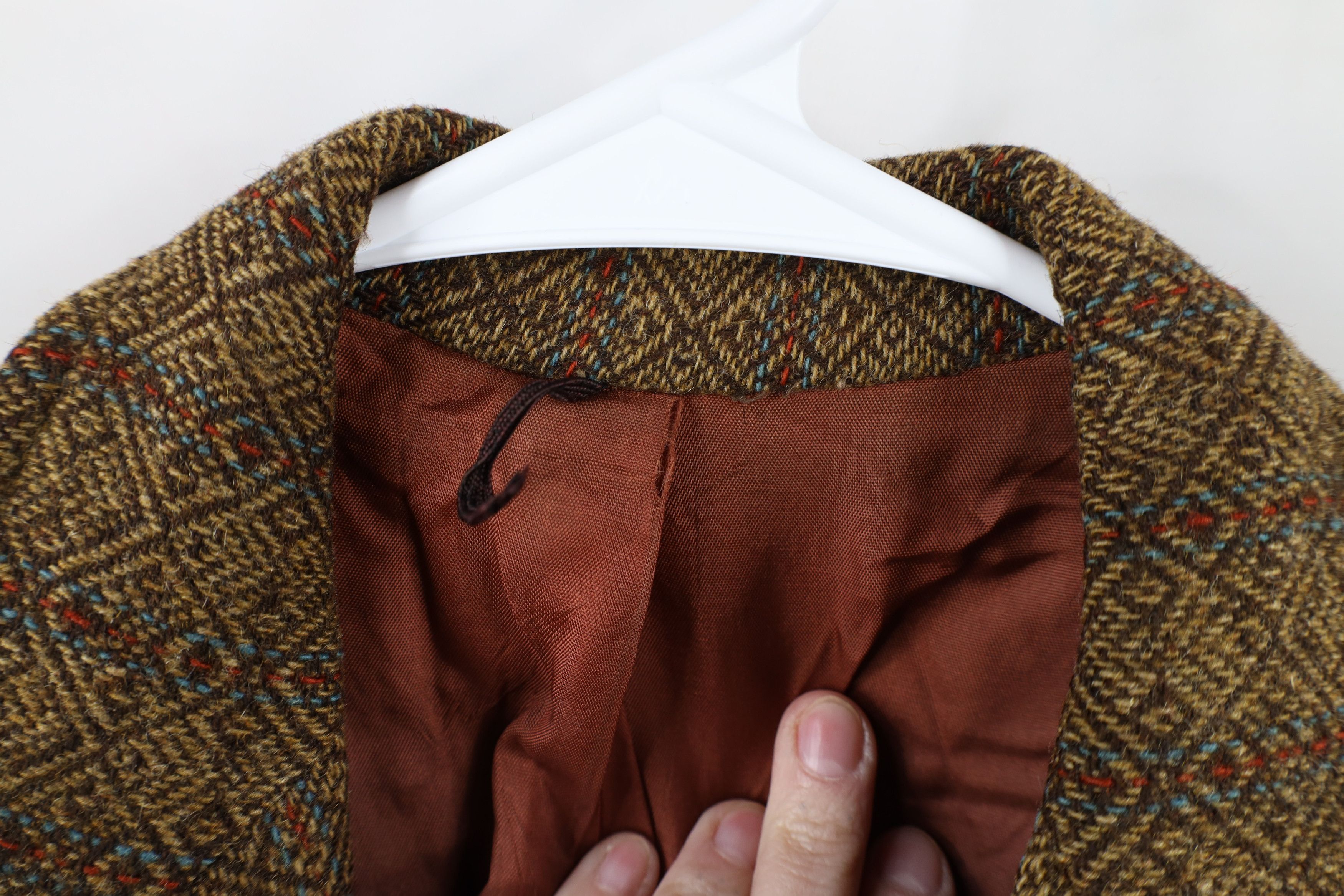 Vintage Vintage 60s 70s Streetwear Geometric Coat Blazer Jacket USA Size US L / EU 52-54 / 3 - 6 Thumbnail