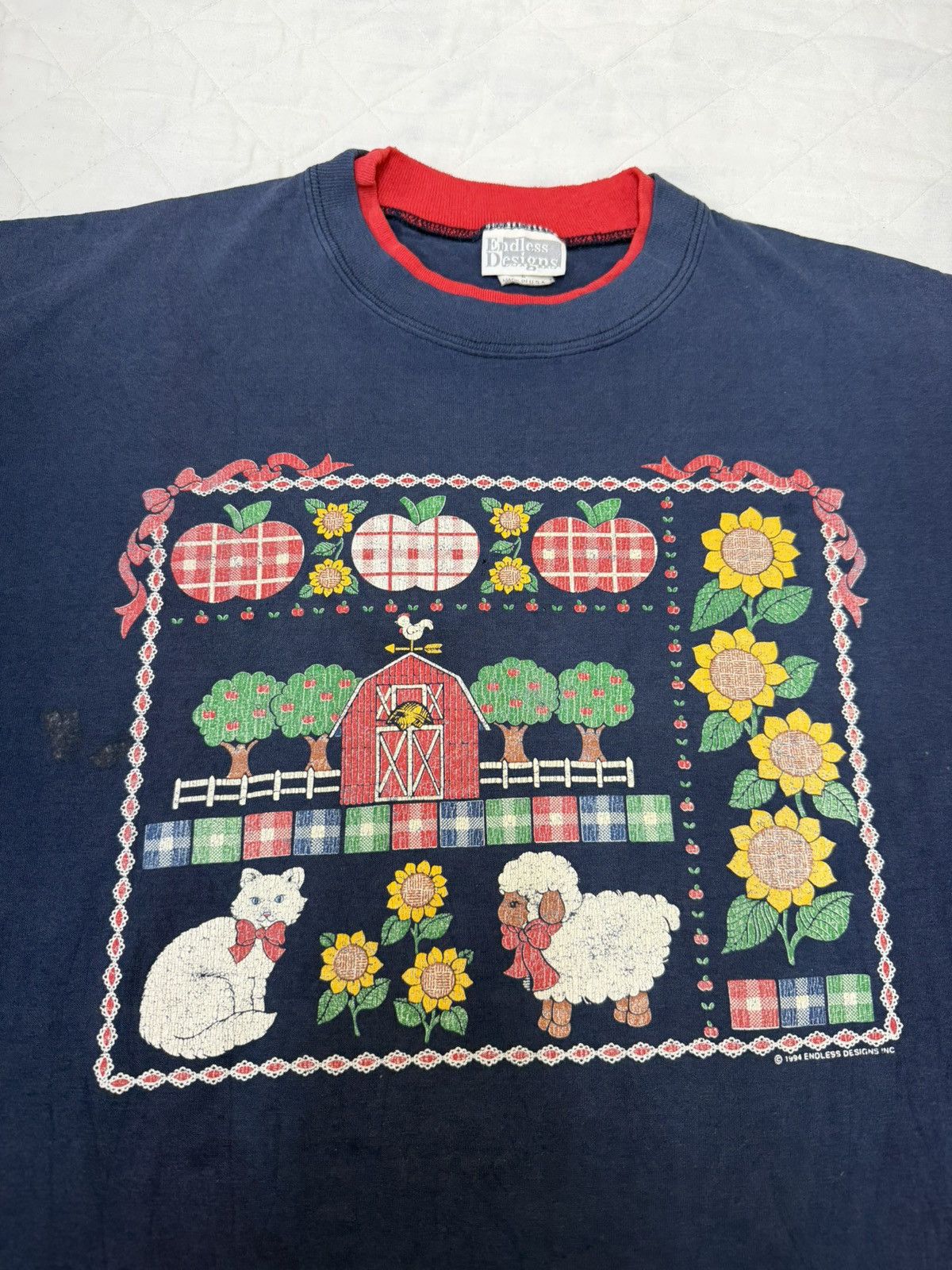 Other Vintage 90s Endless Designs Farm Animals T-Shirt Size US L / EU 52-54 / 3 - 2 Thumbnail