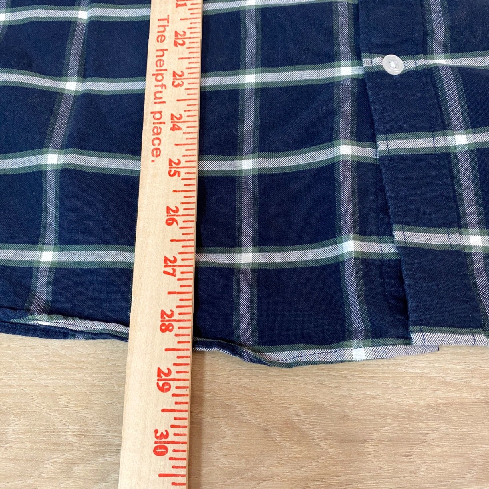 J.Crew J. Crew Oxford Shirt Mens XXL Slim Navy Plaid Button-Down OCBD Size US XXL / EU 58 / 5 - 5 Thumbnail