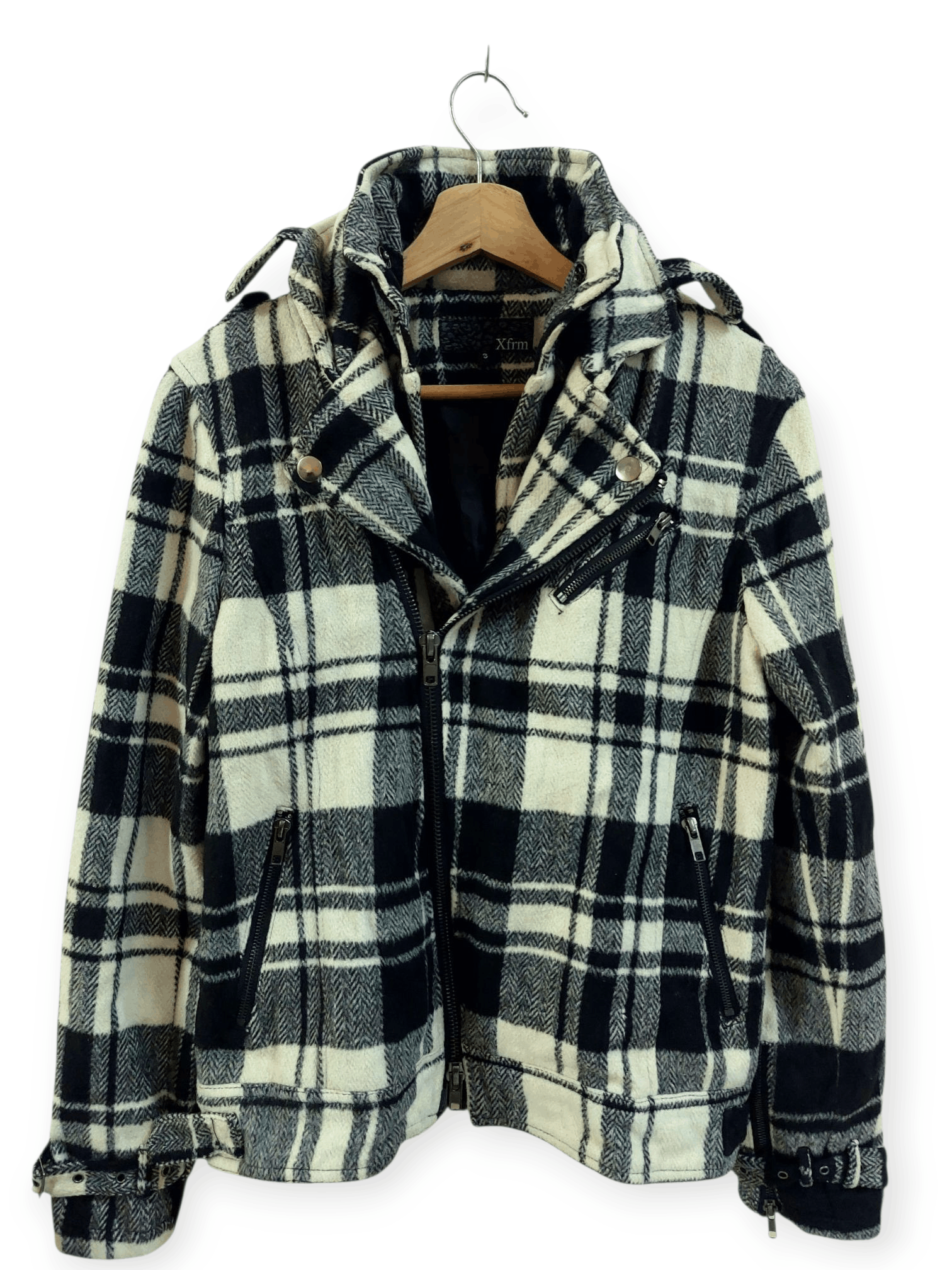 Designer Xfrm Multi Zipped Nova Check Jacket Size US M / EU 48-50 / 2 - 4 Thumbnail