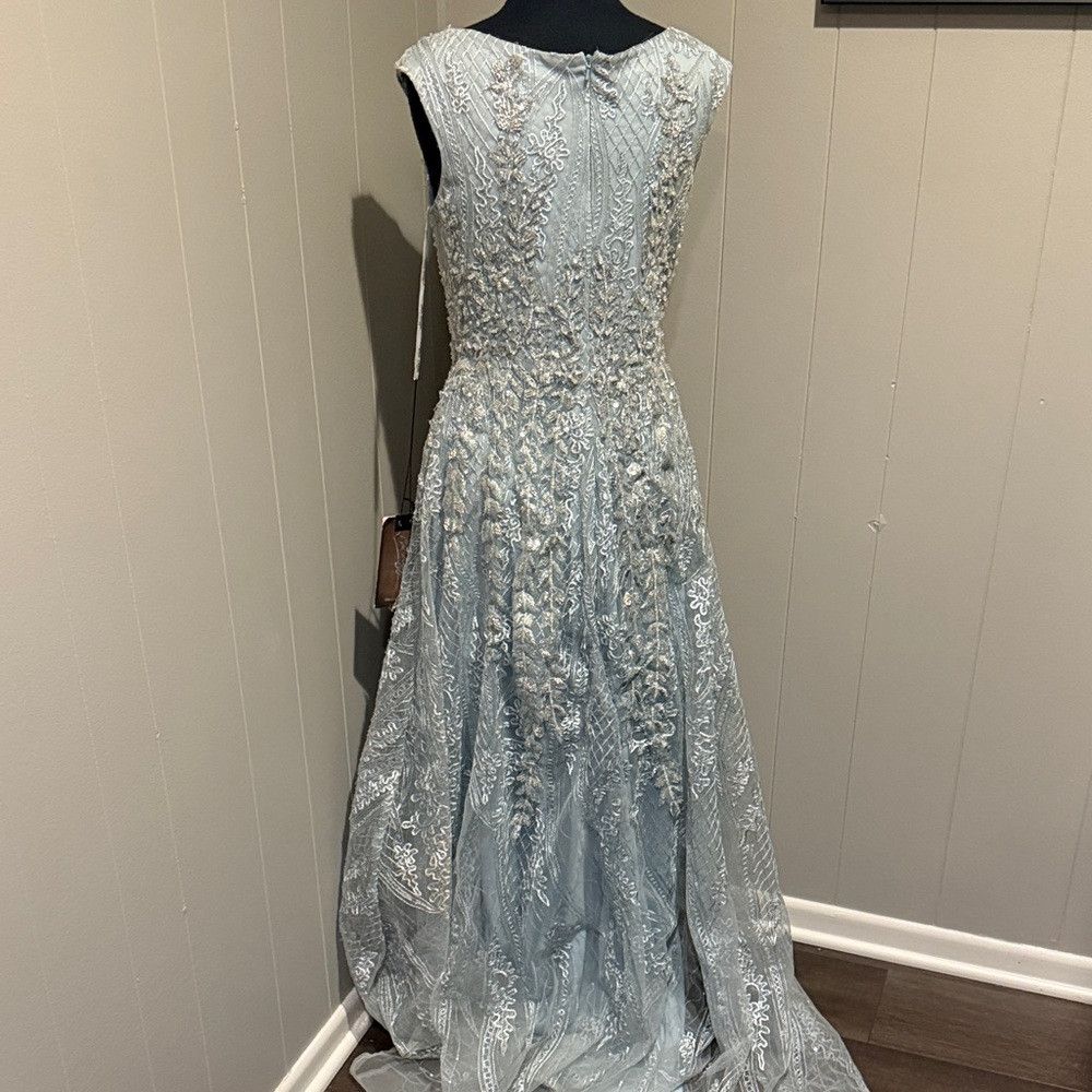 Mac Duggal Mac Duggal Sz 4 Formal Sequin Wedding Prom Dance Lace Maxi Size S / US 4 / IT 40 - 8 Thumbnail