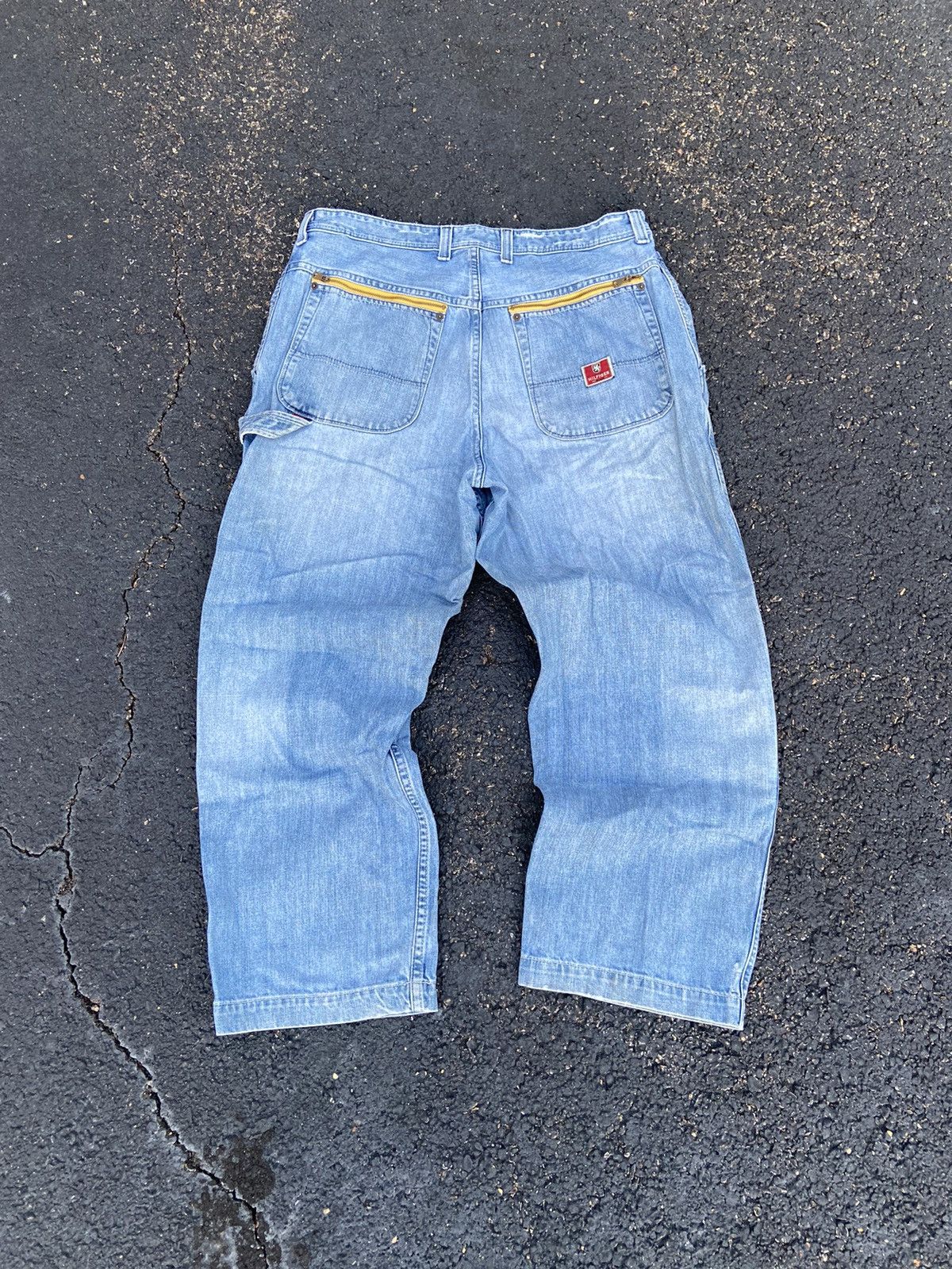 Crazy Vintage Carhartt Style Carpenter Baggy Work Jeans USA