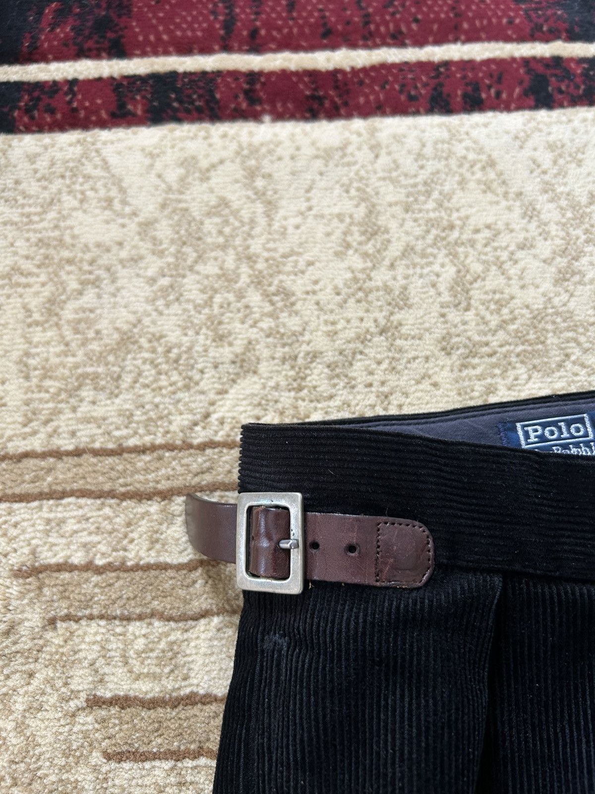 Polo Ralph Lauren Vintage 90s Polo Ralph Lauren Corduroy Pleated Pants Size US 34 / EU 50 - 8 Thumbnail