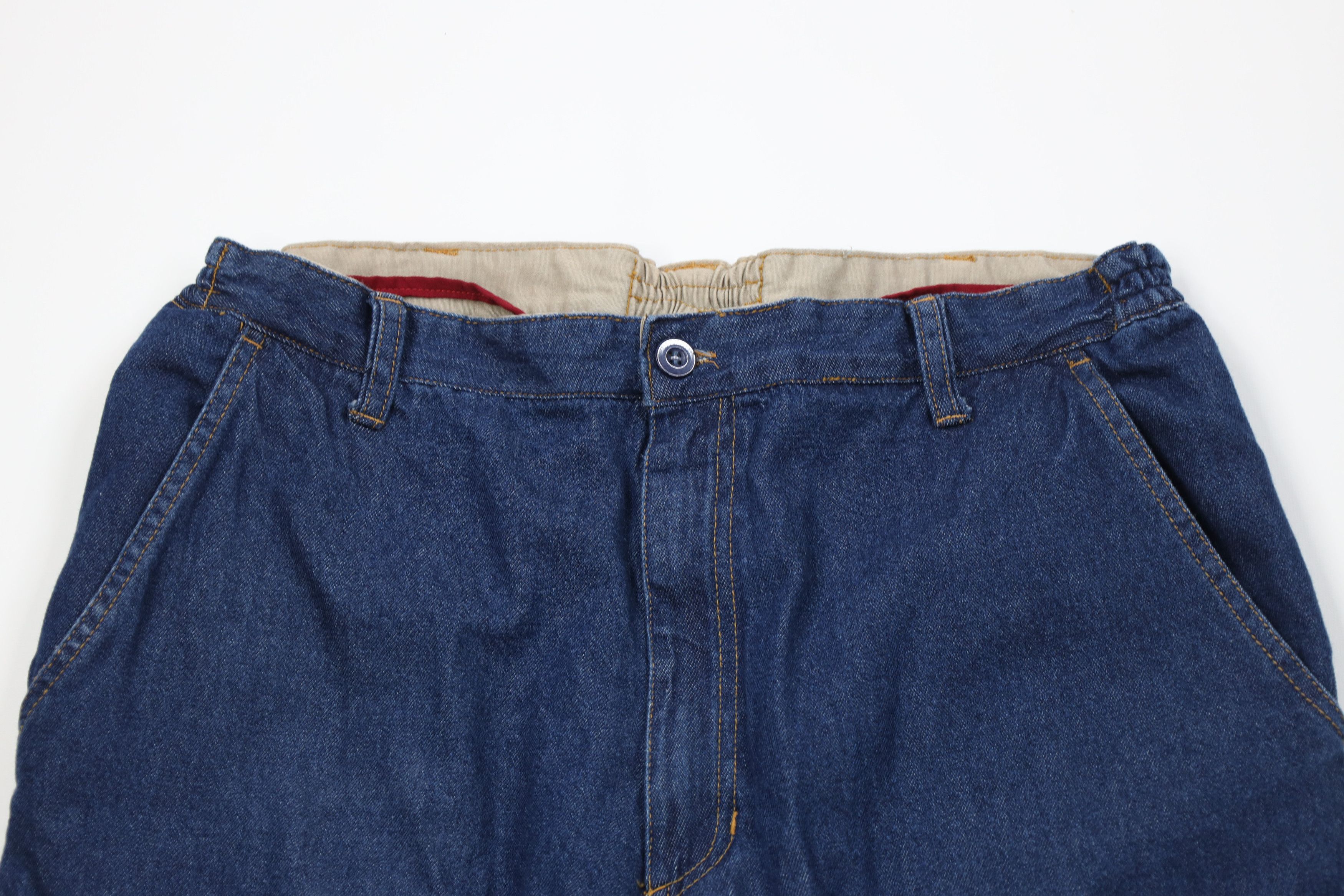 Vintage Vintage 90s Y2K Streetwear Baggy Wide Leg Cargo Denim Jeans Size US 38 / EU 54 - 2 Thumbnail