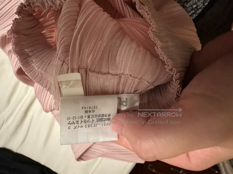 Issey Miyake Issey Miyake size:3 Cherry Blossom Pink Straight-leg Pants Size 31" - 4 Thumbnail