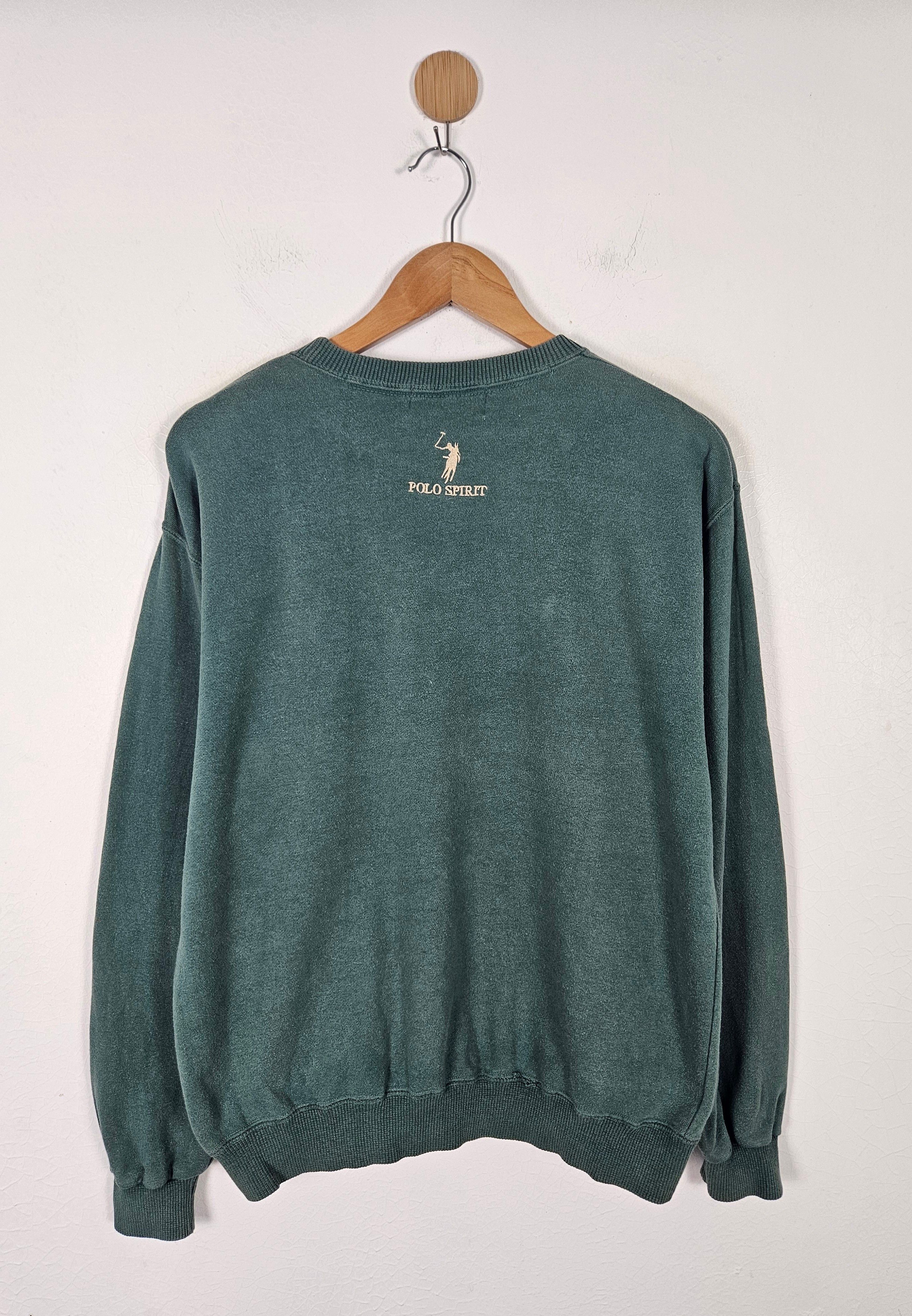 Vintage Vintage POLO SPIRIT Embroidery Sweatshirt 1990s Size US M / EU 48-50 / 2 - 3 Thumbnail