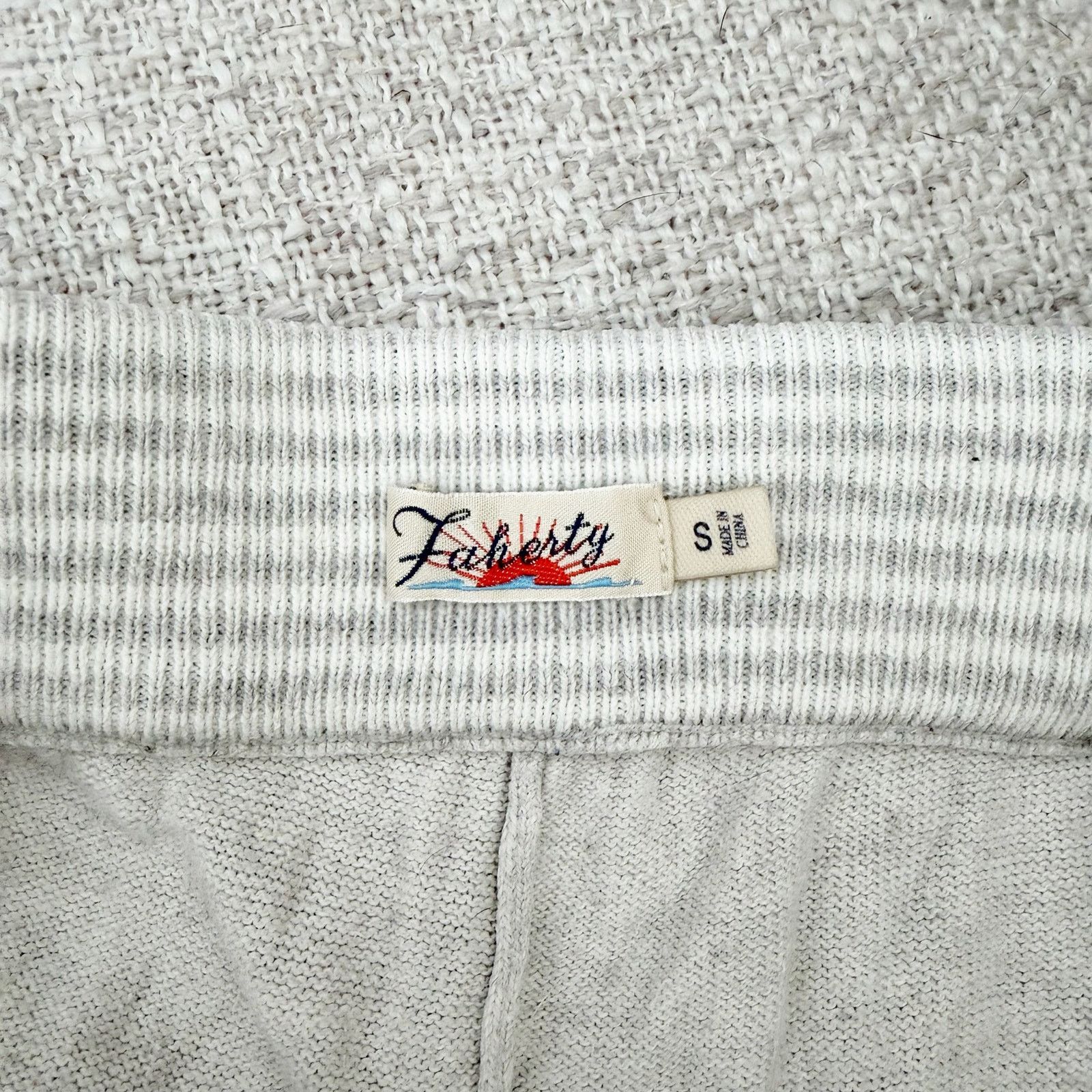 Faherty Faherty Cotton Cashmere Jogger Sweatpants Rainbow Stripe S Size 27" / US 4 / IT 40 - 2 Thumbnail