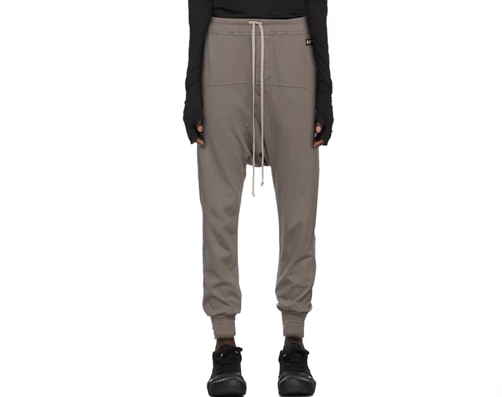 Rick Owens Drkshdw Rick Owens DRKSHDW Men's Black Drop Joggers Size US 32 / EU 48 - 5 Thumbnail