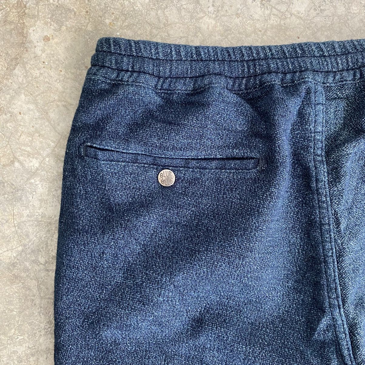 Blue Blue Japan Blue Blue Japan Drawstring Indigo Dyed Sweat Pants Size US 31 - 15 Thumbnail