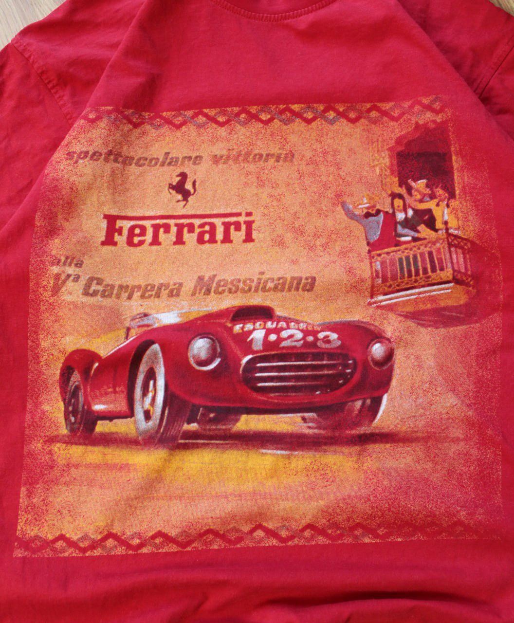 Ferrari × Vintage 🔥 90s Ferrari 375 Official Licensed T-Shirt Size US L / EU 52-54 / 3 - 2 Thumbnail