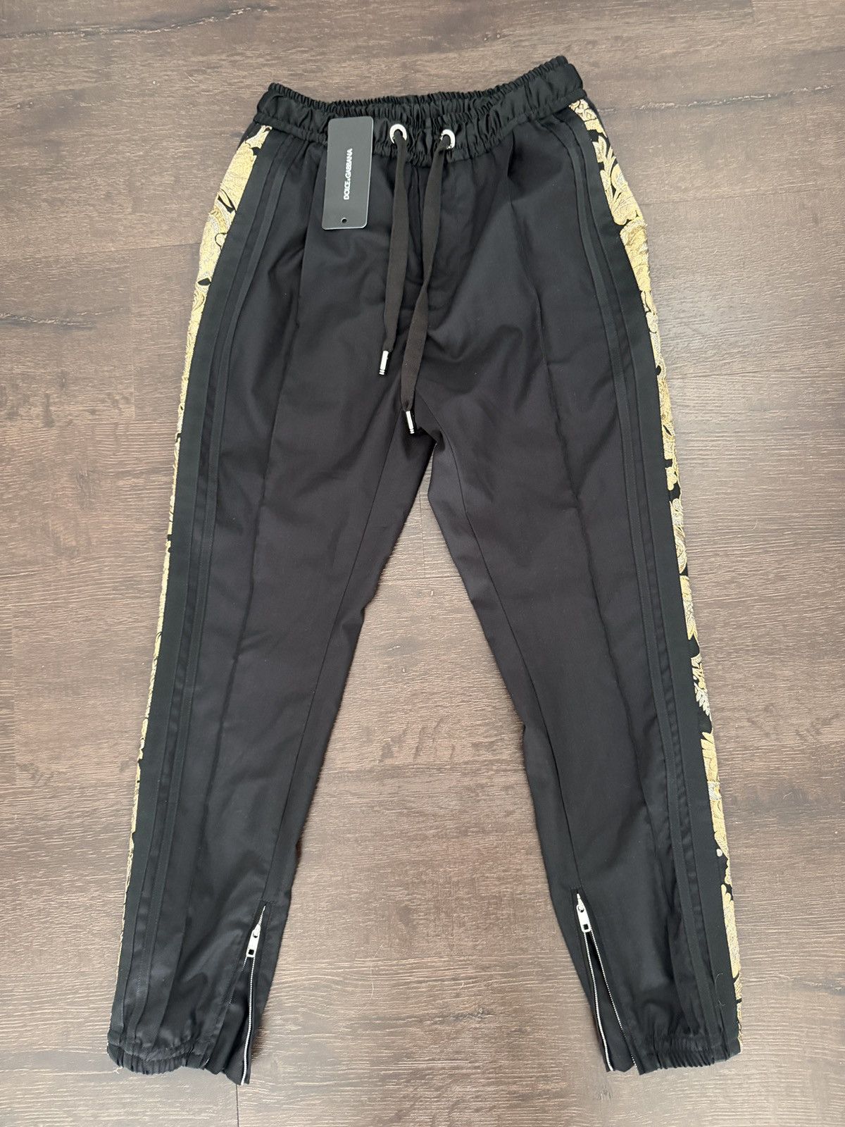 00s dolce&gabbana stripe cargo pants
