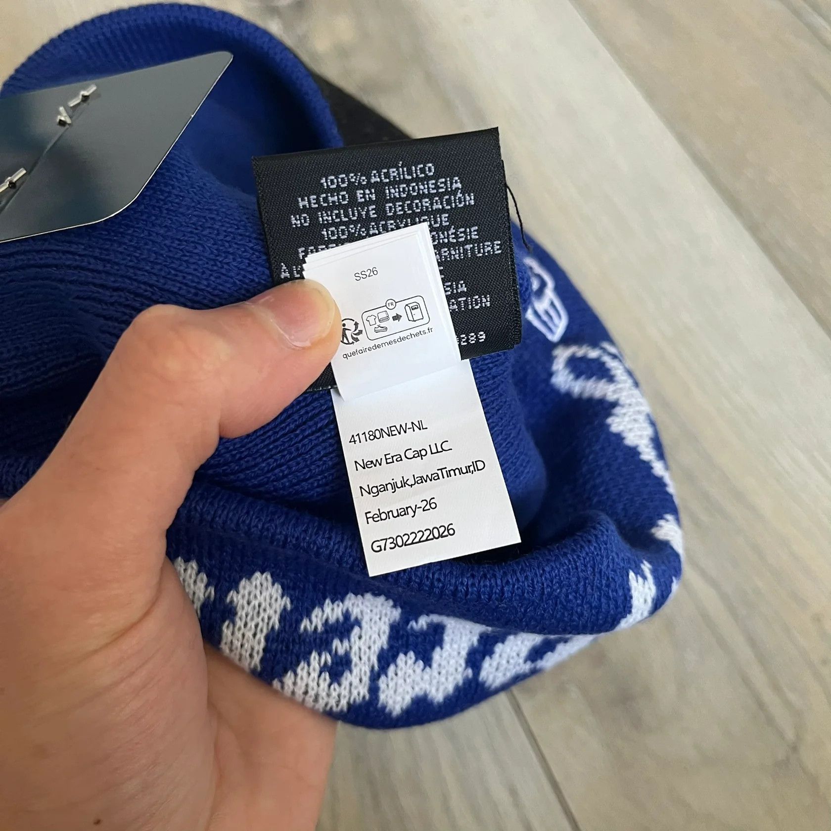 Supreme Supreme SS26 New Era Ghostface Royal Beanie Size ONE SIZE - 9 Thumbnail