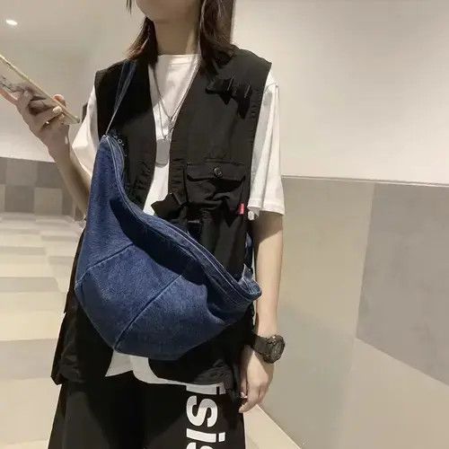 Japanese Brand × Vintage Vintage Denim Crossbody bag Size ONE SIZE - 2 Thumbnail