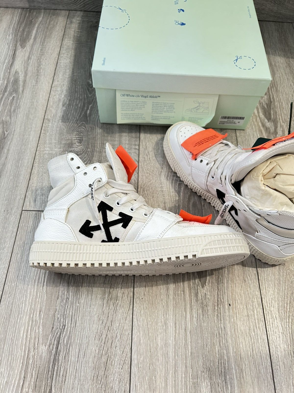 Off-White Off-White Court 3.0 Sneakers Size US 10.5 / EU 43-44 - 3 Thumbnail