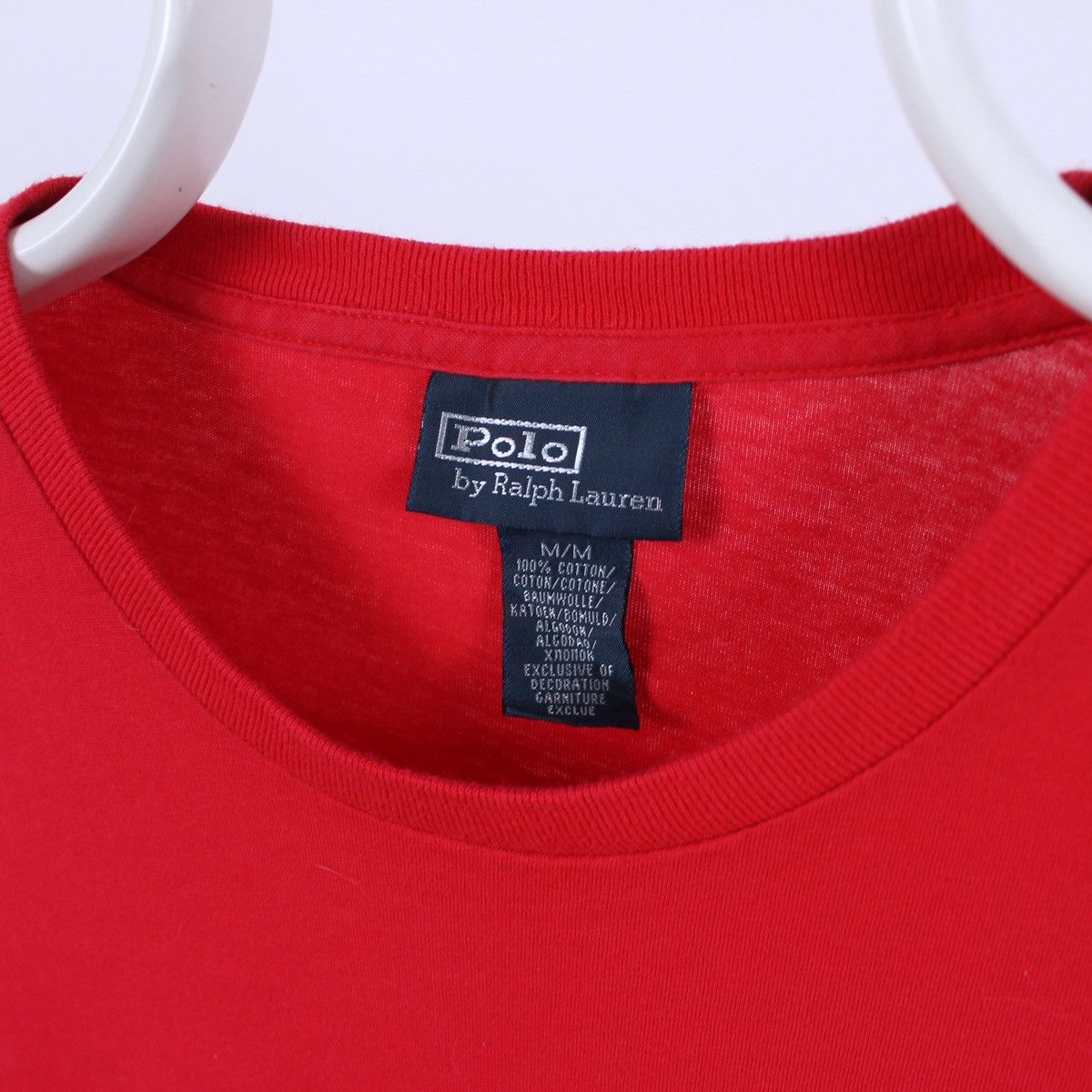 Polo Ralph Lauren Vintage Polo Ralph Lauren Red T-Shirt Short Sleeve Size US M / EU 48-50 / 2 - 3 Thumbnail