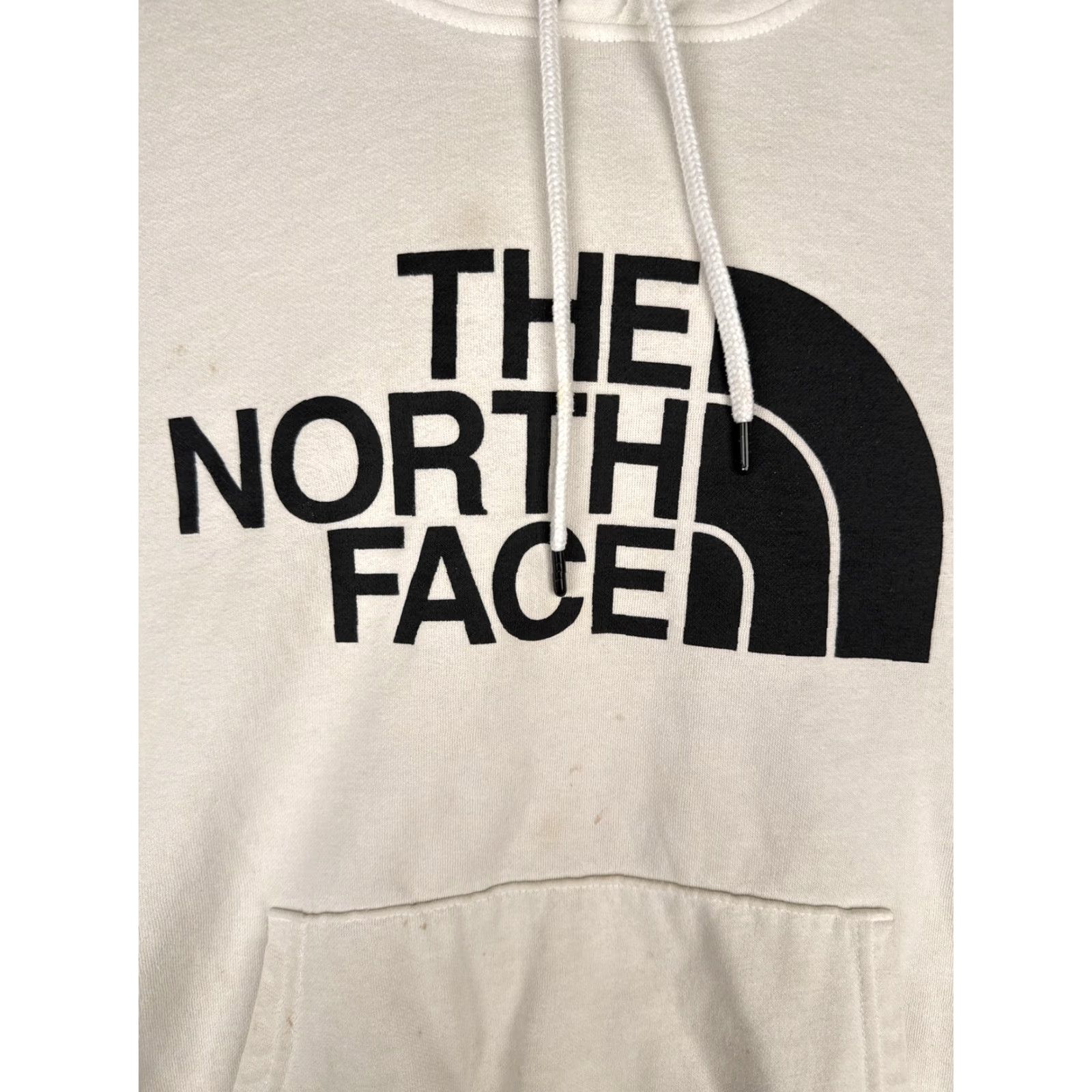 The North Face The North Face Hoodie Mens L White Half Dome Logo Pullover Fleece Sweatshirt Size US L / EU 52-54 / 3 - 6 Thumbnail