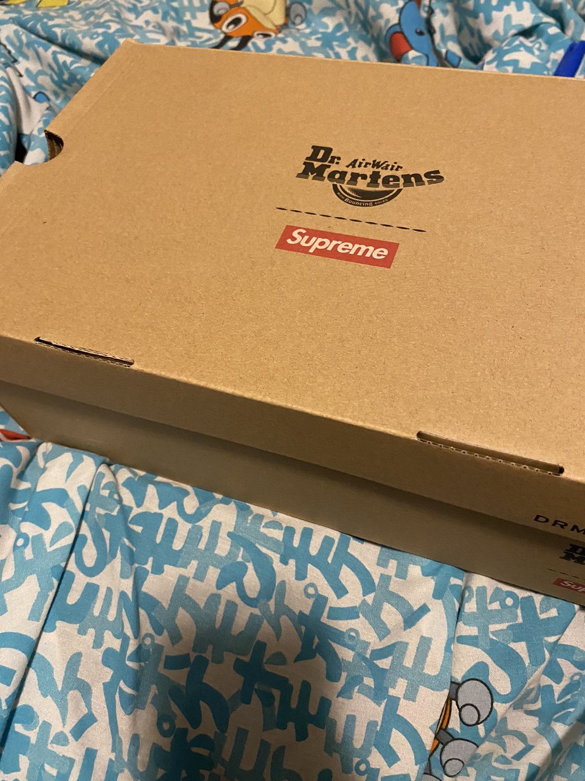 Dr. Martens × Supreme Supreme Dr. Martens 1461 3-Eye Shoe Wear Away Pack Black Size US 12 / EU 45 - 6 Thumbnail