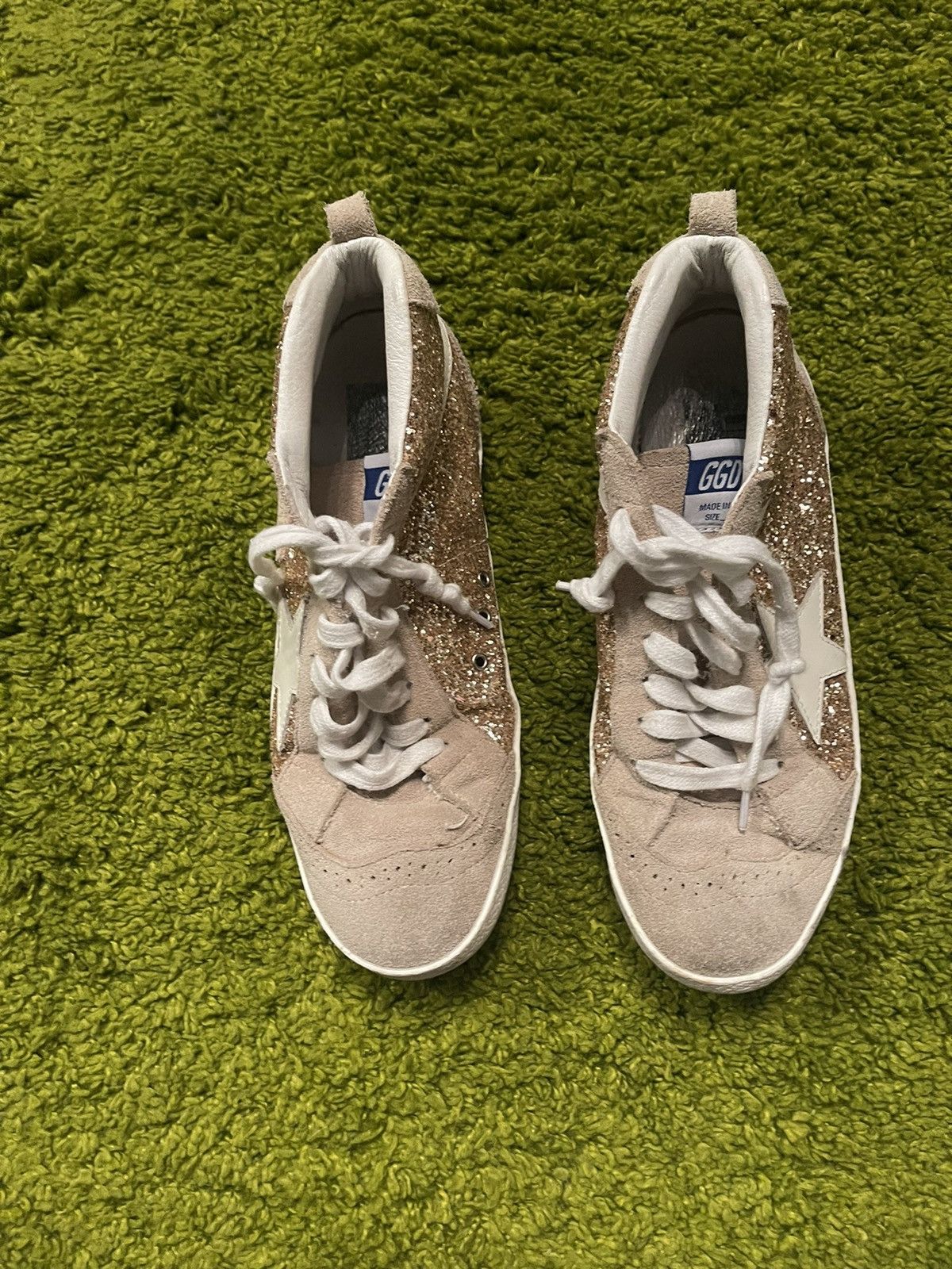 Designer × Golden Goose Golde Goose mid star avant garde shining sneakers Size US 10 / IT 40 - 2 Thumbnail