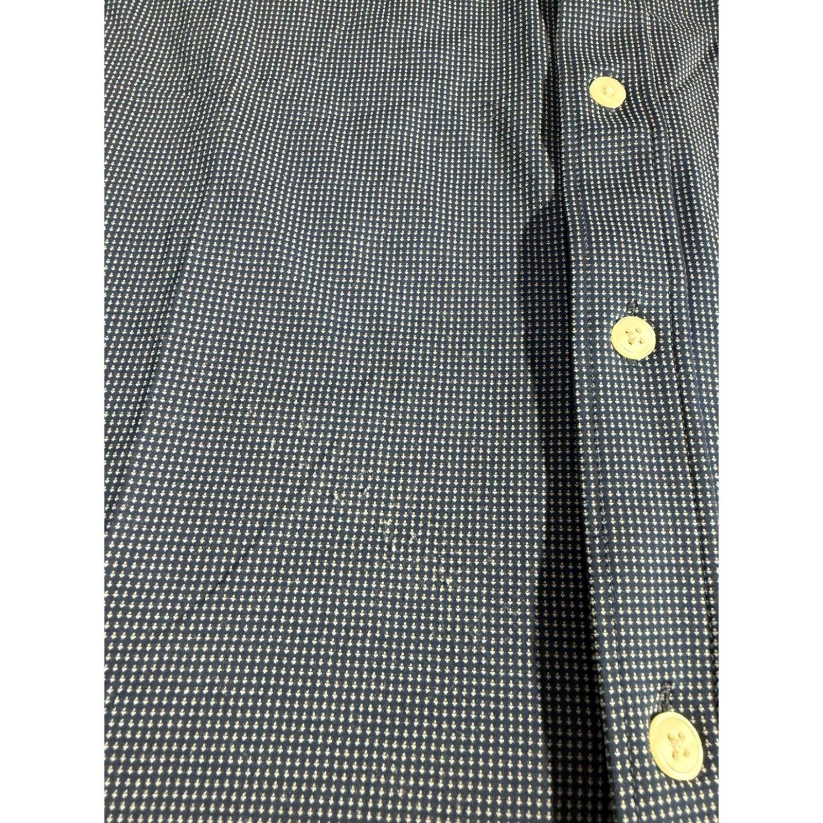Rhone Rhone Shirt Mens M Blue Geometric Stretch Button Front Slim Fit Size US M / EU 48-50 / 2 - 4 Thumbnail