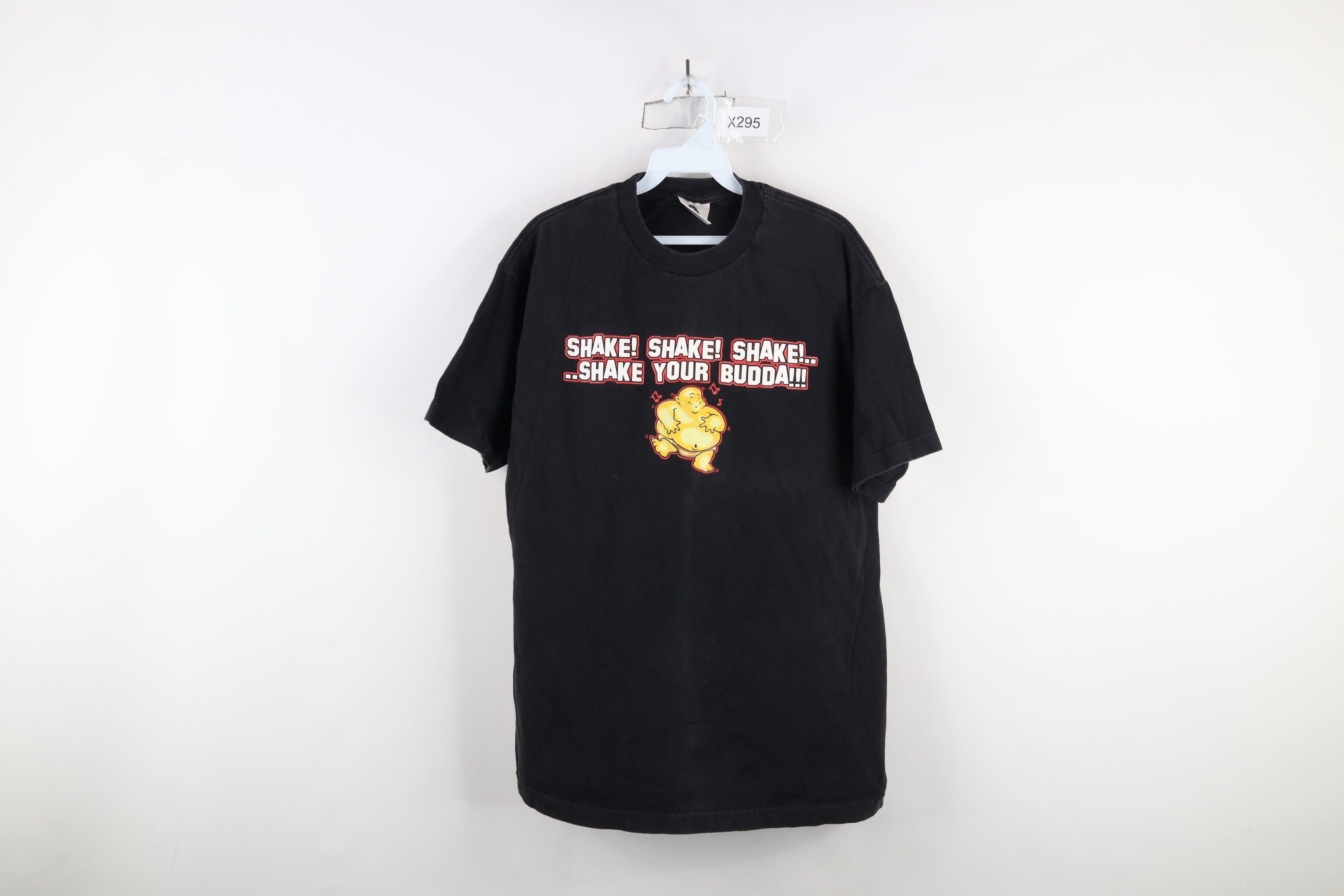 Vintage Vintage 90s Y2K Streetwear Your Buddha Short Sleeve T-Shirt Size US L / EU 52-54 / 3 - 1 Thumbnail