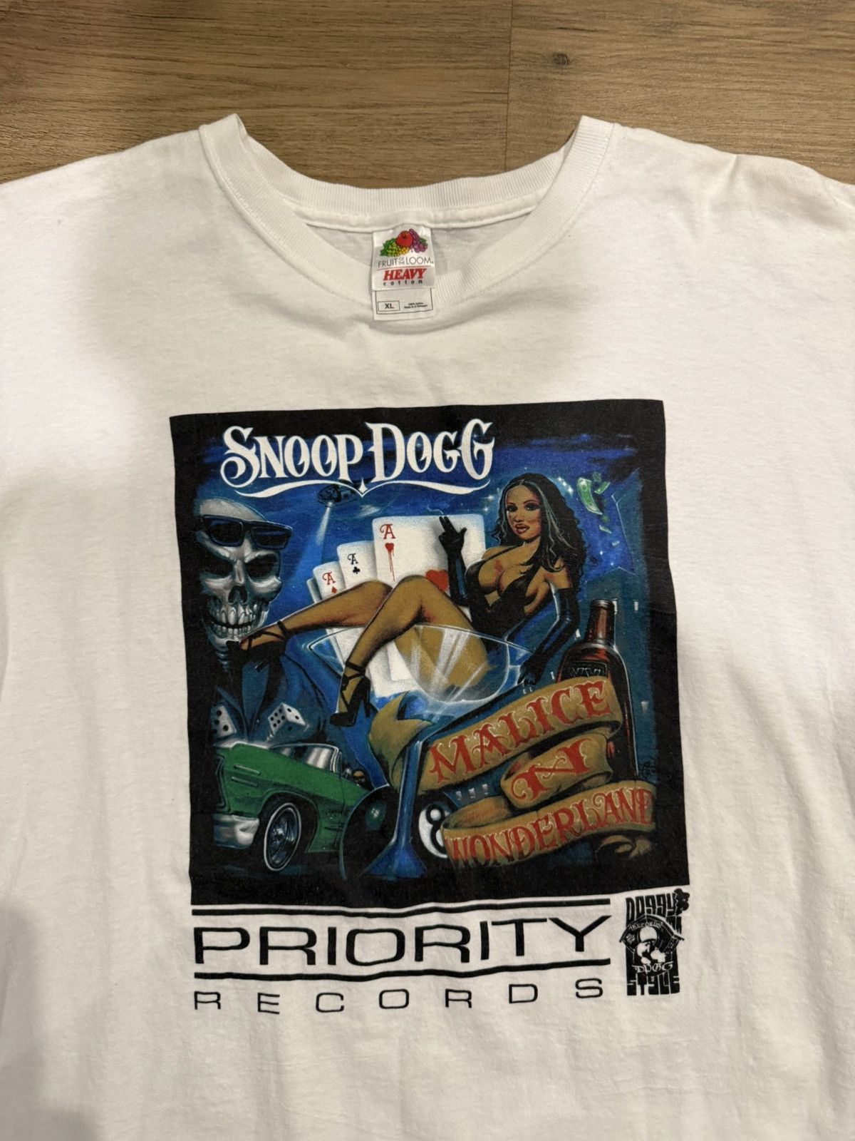 Fruit Of The Loom Snoop Dogg Malice In Wonderland T Shirt Size XL Size US XL / EU 56 / 4 - 2 Thumbnail