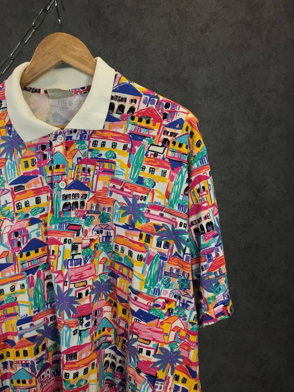 Other Key Done vintage designer crazy made in Australia polo tee Size US XL / EU 56 / 4 - 2 Thumbnail