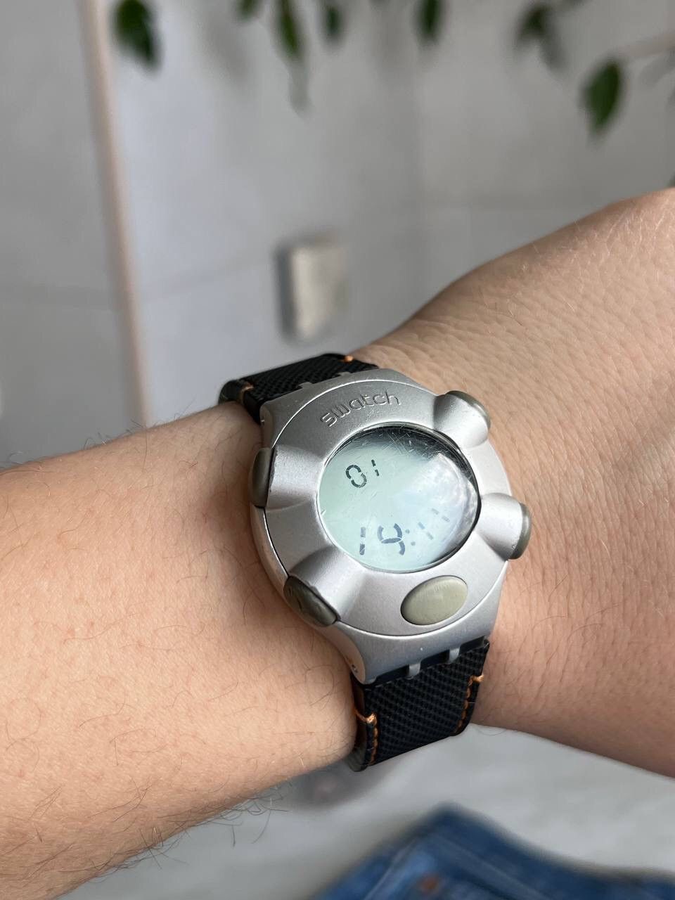 Japanese Brand × Vintage Vintage Futuristic Form Watch Digital Bubble Swatch Beat Size ONE SIZE - 10 Thumbnail