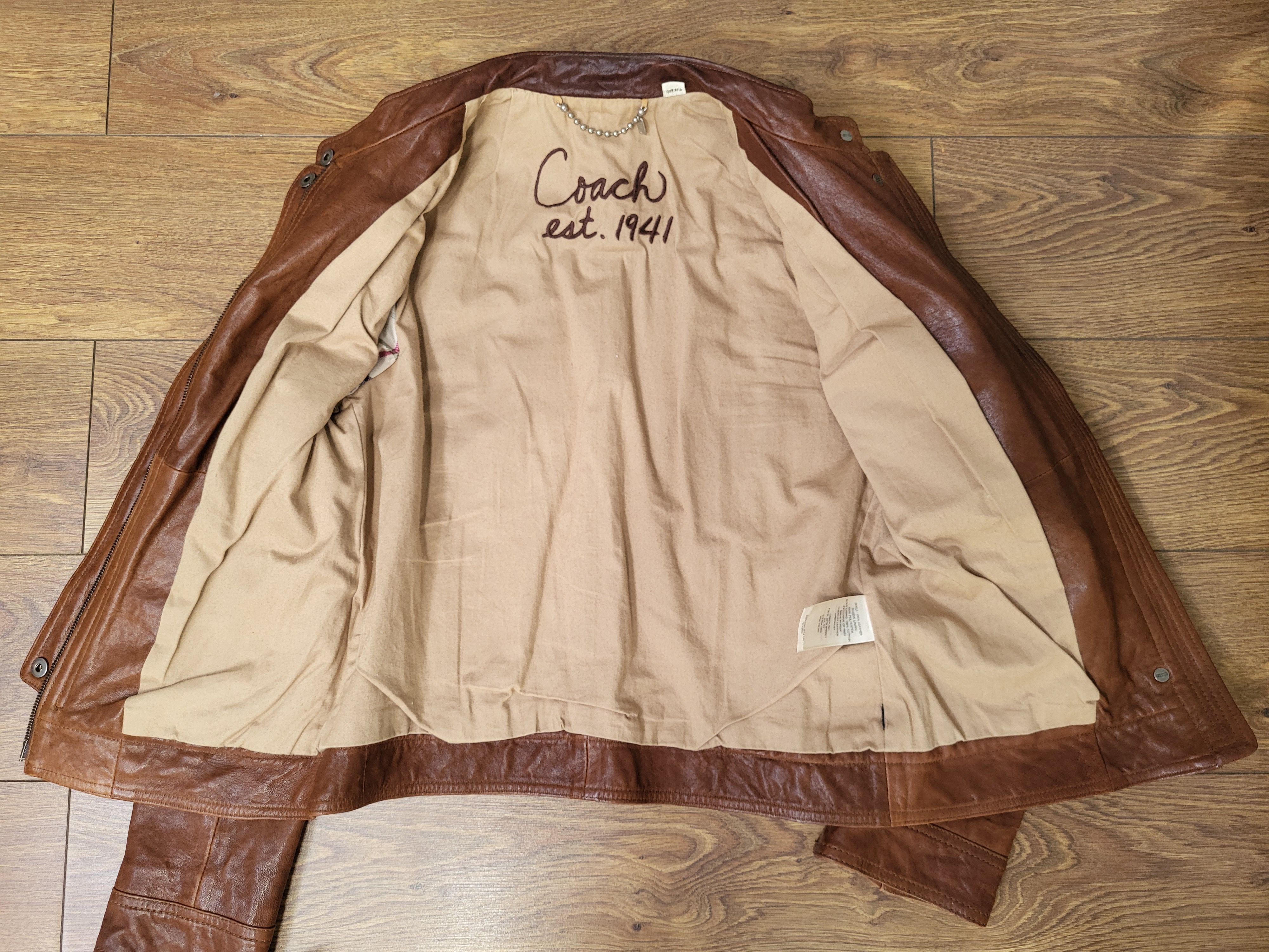 Coach Coach leather biker jacket S Size S / US 4 / IT 40 - 4 Thumbnail