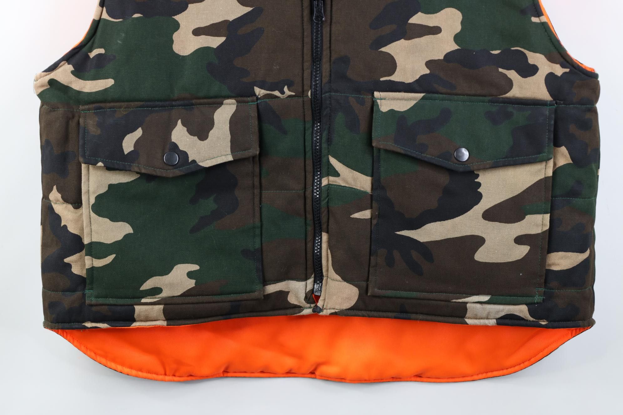 Vintage Vintage 90s Streetwear Reversible Boxy Puffer Vest Jacket Size US L / EU 52-54 / 3 - 3 Thumbnail