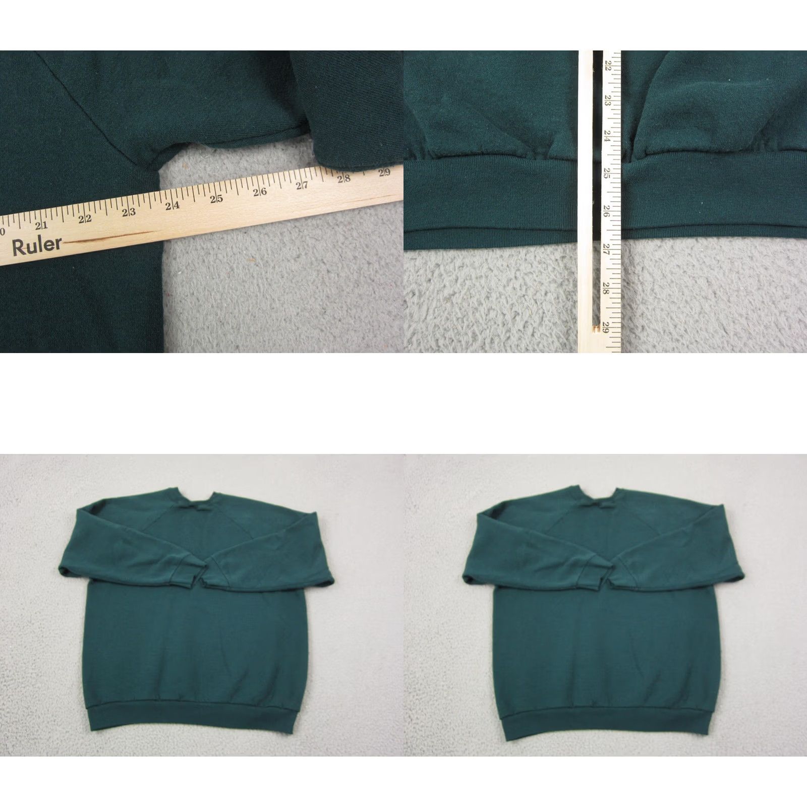 Fruit Of The Loom VINTAGE Fruit of the Loom Sweatshirt Mens XL Green Pullover Fleece 90s Size US XL / EU 56 / 4 - 8 Thumbnail
