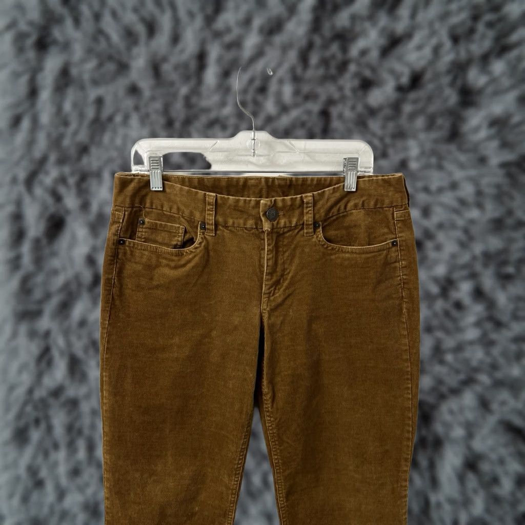 Vintage J Crew Corduroy Pants Womens 34x28 Brown Straight Leg Stretch 50025 FA11 Size 24" / US 00 / IT 34 - 1 Thumbnail