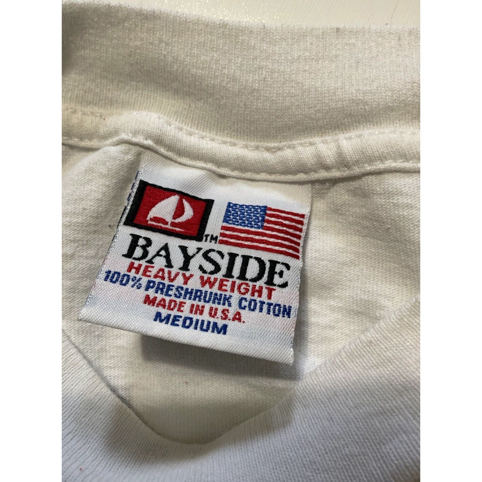 Vintage VINTAGE Bayside Calabasas Aquatic Staff City Lifeguard Swimming White Graphic L/S T-Shirt M Mens Size US M / EU 48-50 / 2 - 6 Thumbnail