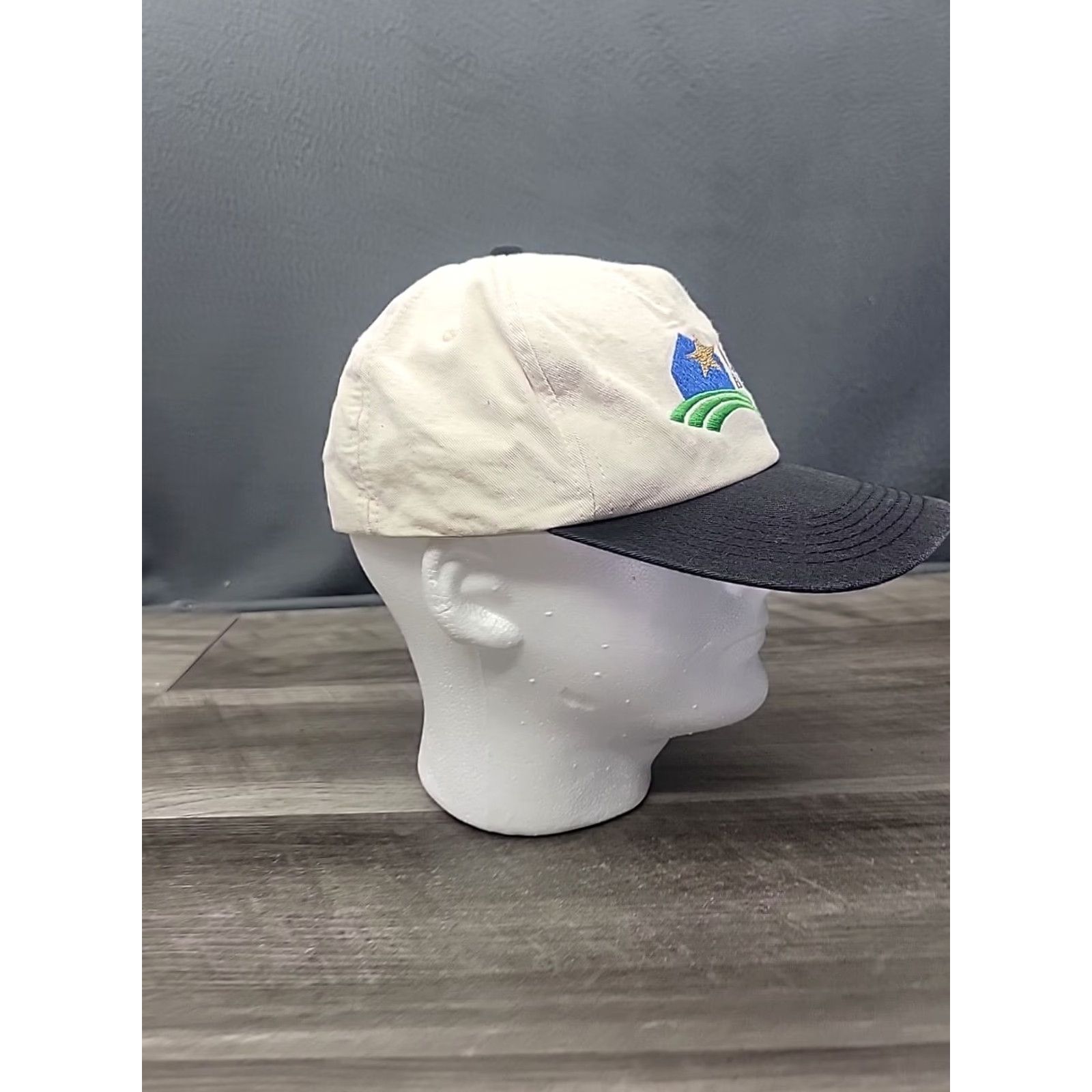 Vintage CAPITAL FARM CREDIT CAP HAT - FARM & RANCH - FEED & SEED - AGRICULTURE USA Baseball Cap Beige Adjustable Men Cap Hat Mens Size ONE SIZE - 5 Thumbnail