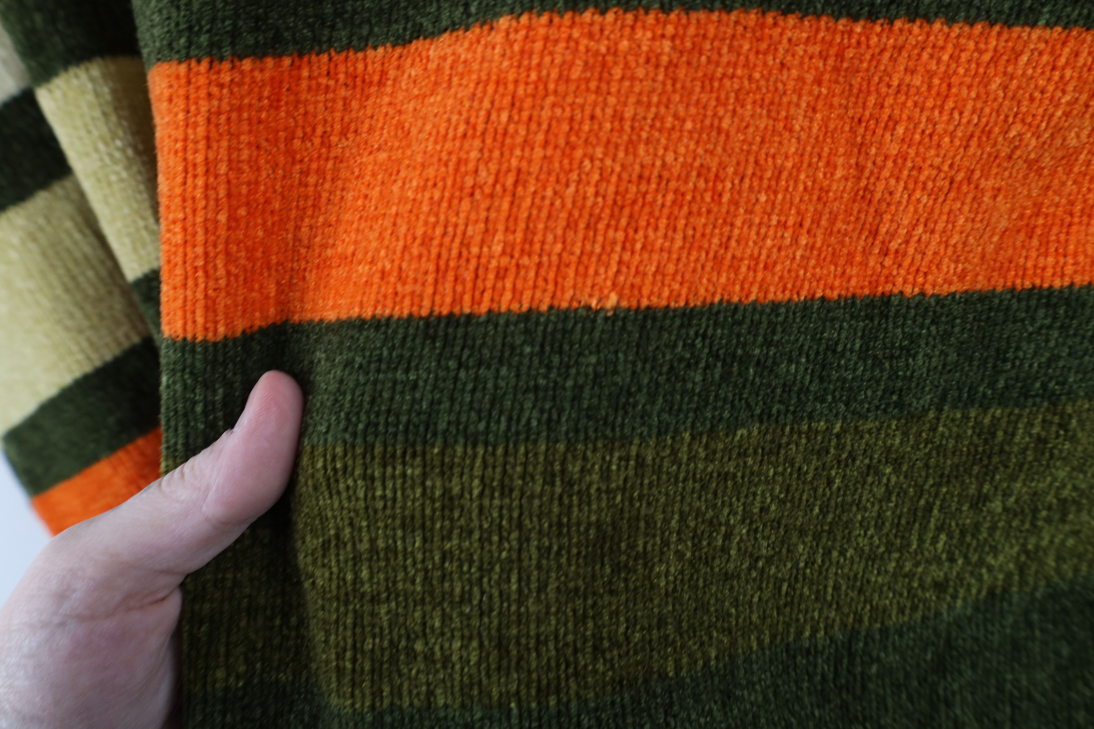 Phat Farm × Vintage Vintage 90s Y2K Phat Farm Striped Fleece Mock Neck Sweater Size US XXL / EU 58 / 5 - 5 Thumbnail