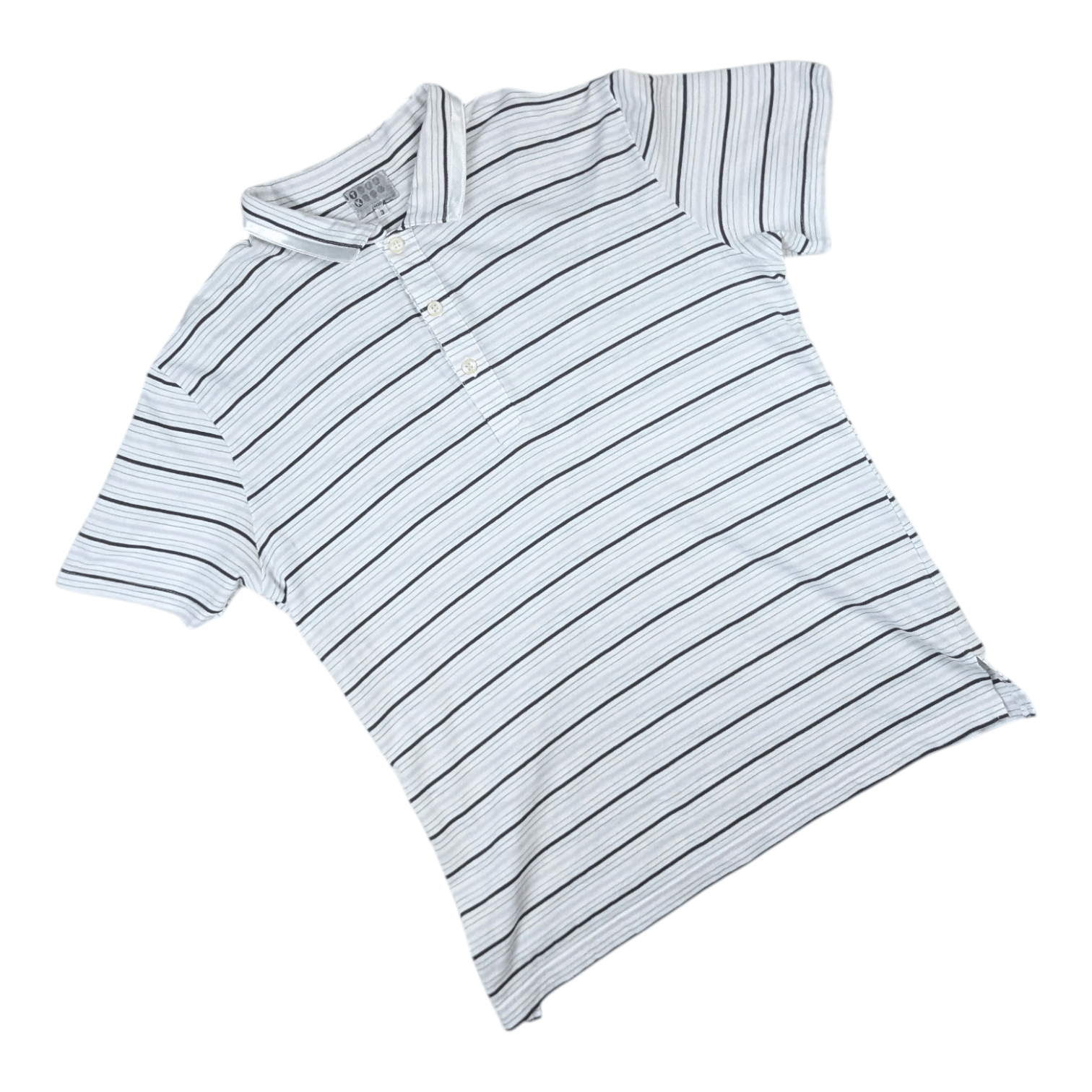 Takeo Kikuchi Rare!! TAKEO KIKUCHI Striped Polo Shirt Size US M / EU 48-50 / 2 - 3 Thumbnail
