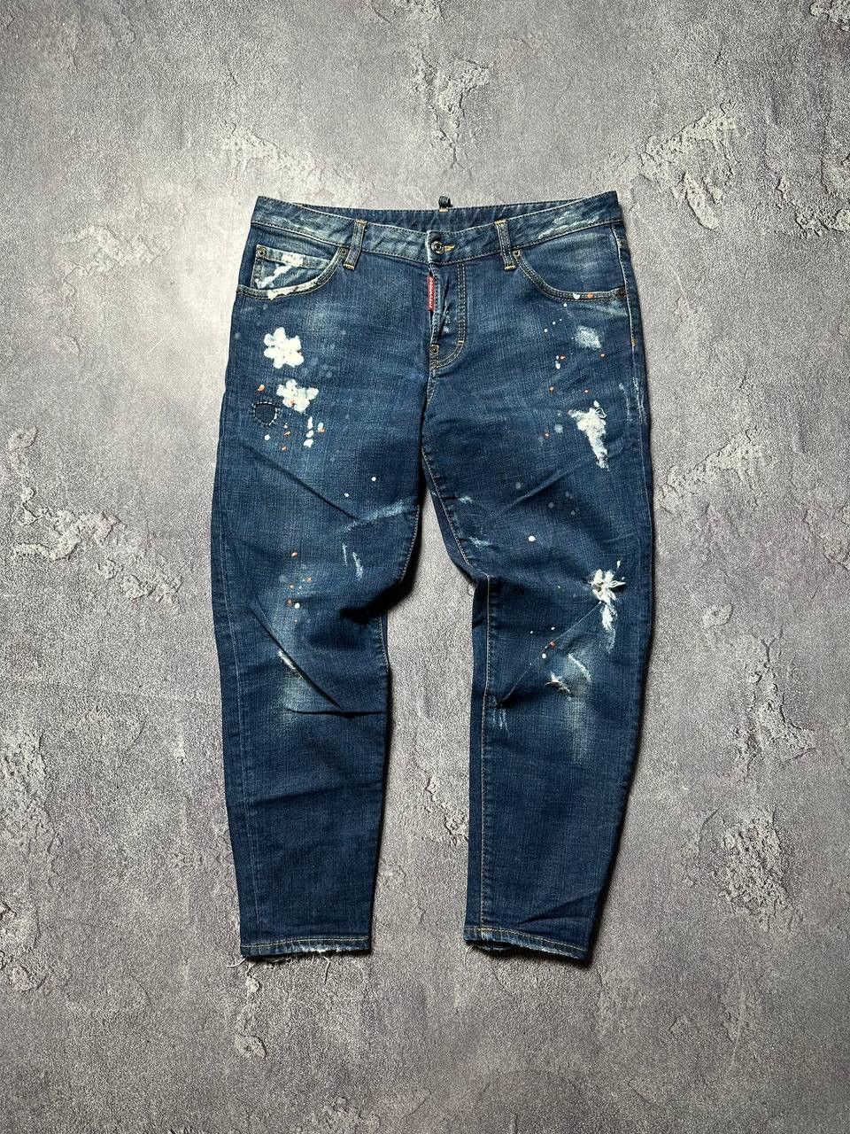 Crazy Distressed Jean Dsquared2 Hockney Jean