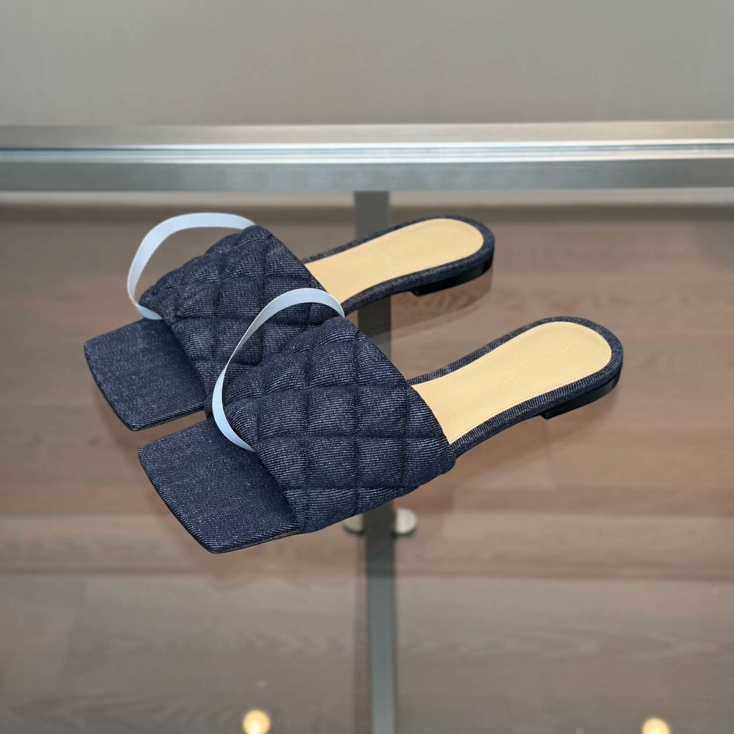 Bottega Veneta Bottega Veneta Knit Plaid Sandals 37 Women Size US 6.5 / IT 36.5 - 1 Thumbnail