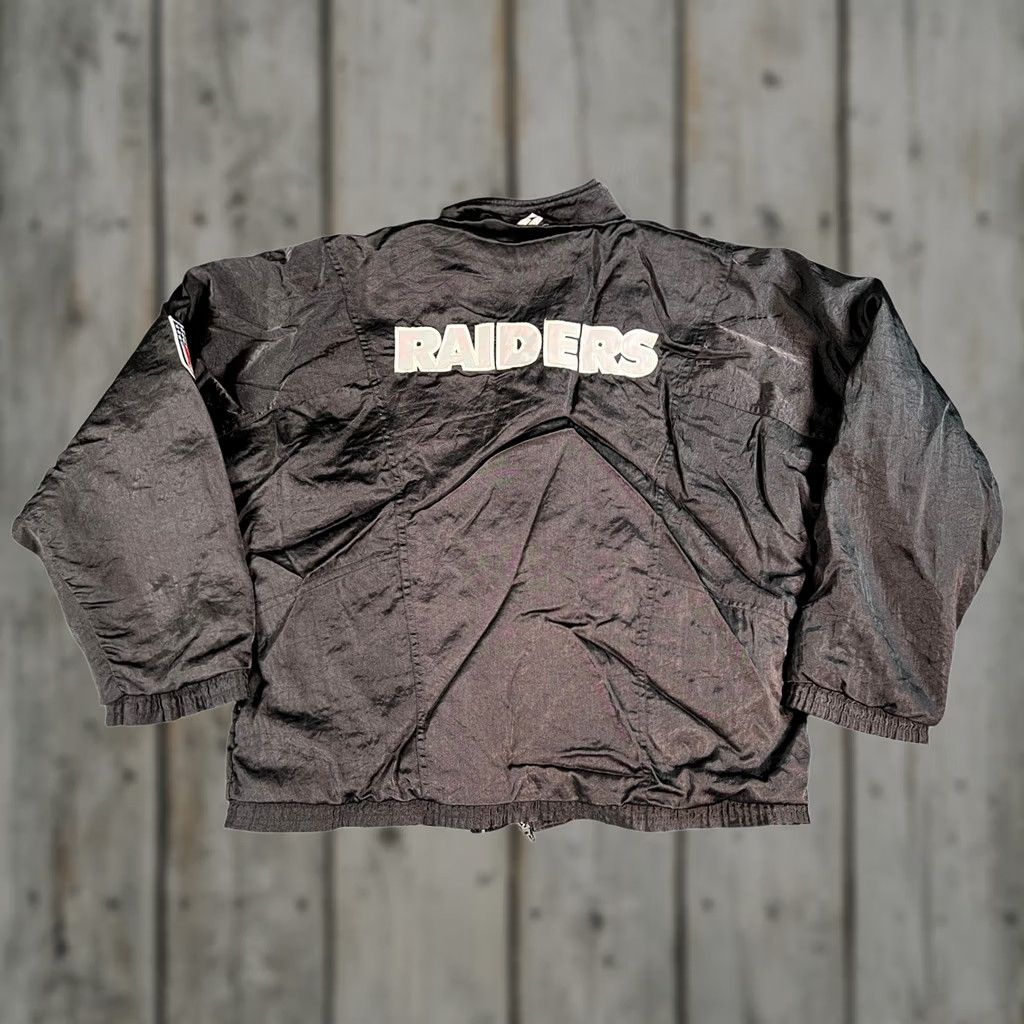 Vintage VINTAGE Apex One Raiders Jacket Mens Small Black 90s Windbreaker Quilted Lining Size US S / EU 44-46 / 1 - 1 Thumbnail