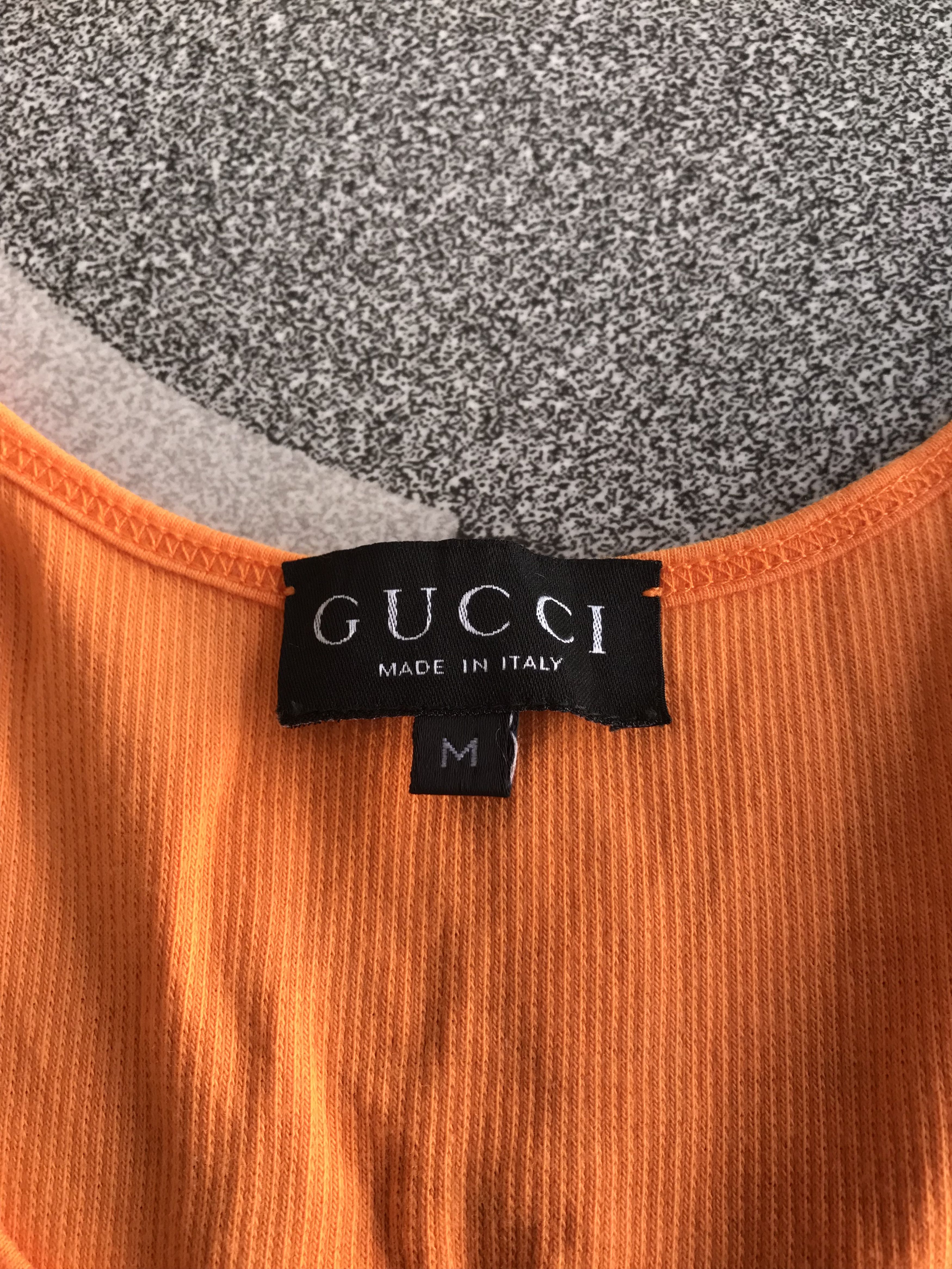 Gucci × Tom Ford Vintage Gucci Tom ford Tanktop Size M / US 6-8 / IT 42-44 - 5 Thumbnail