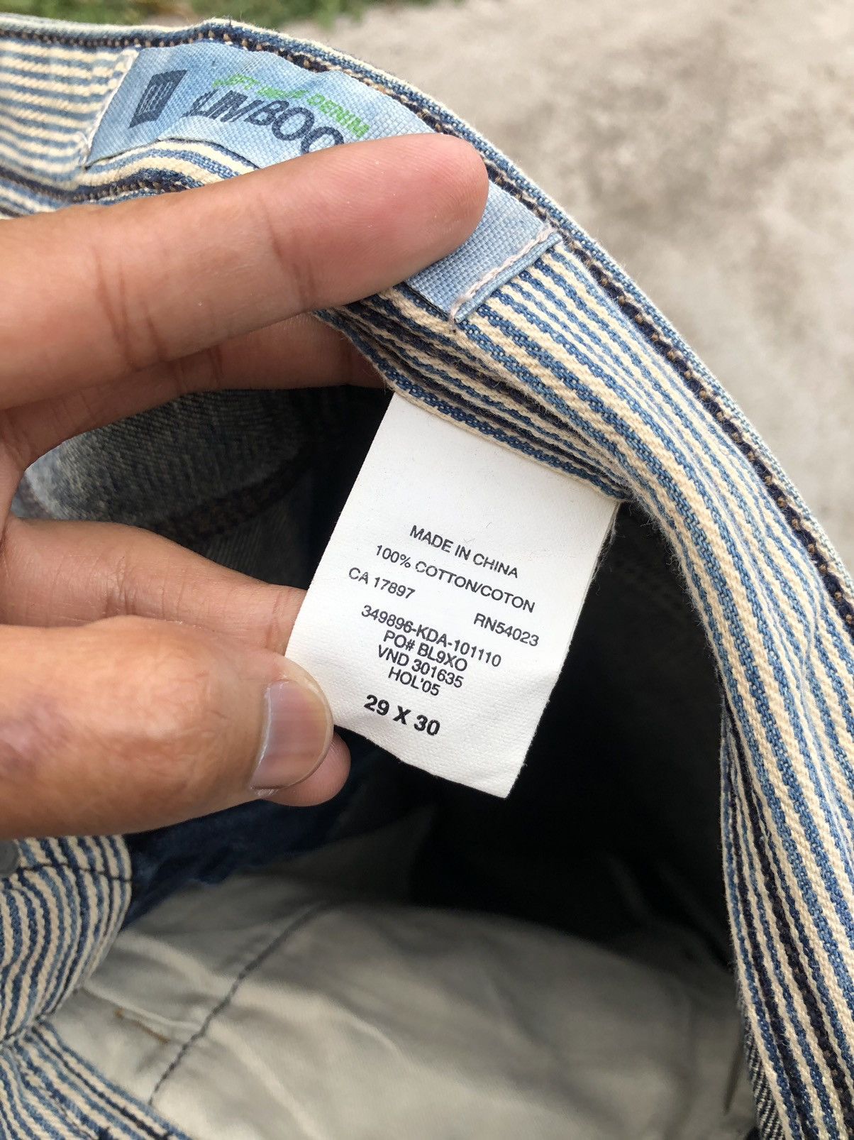 Gap SLIM BOOT⚡️⚡️GAP WASHED BLUE BAKERPANT JEANS Size US 28 / EU 44 - 2 Thumbnail