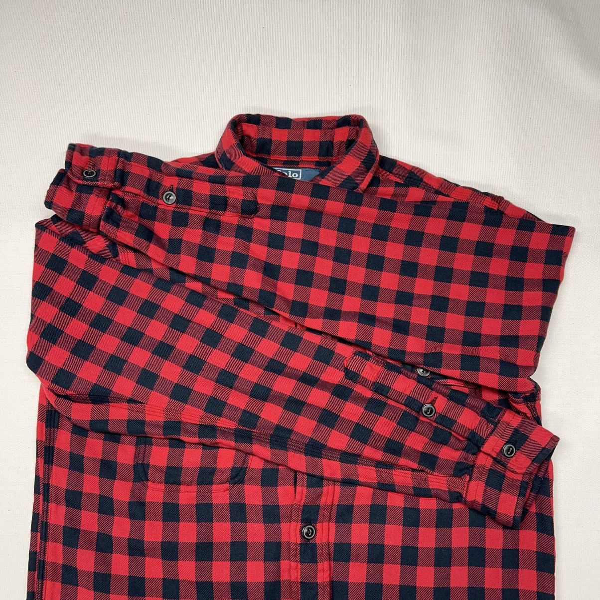 Polo Ralph Lauren Polo Ralph Lauren Shirt Flannel Red Buffalo Plaid Lined Size US S / EU 44-46 / 1 - 6 Thumbnail