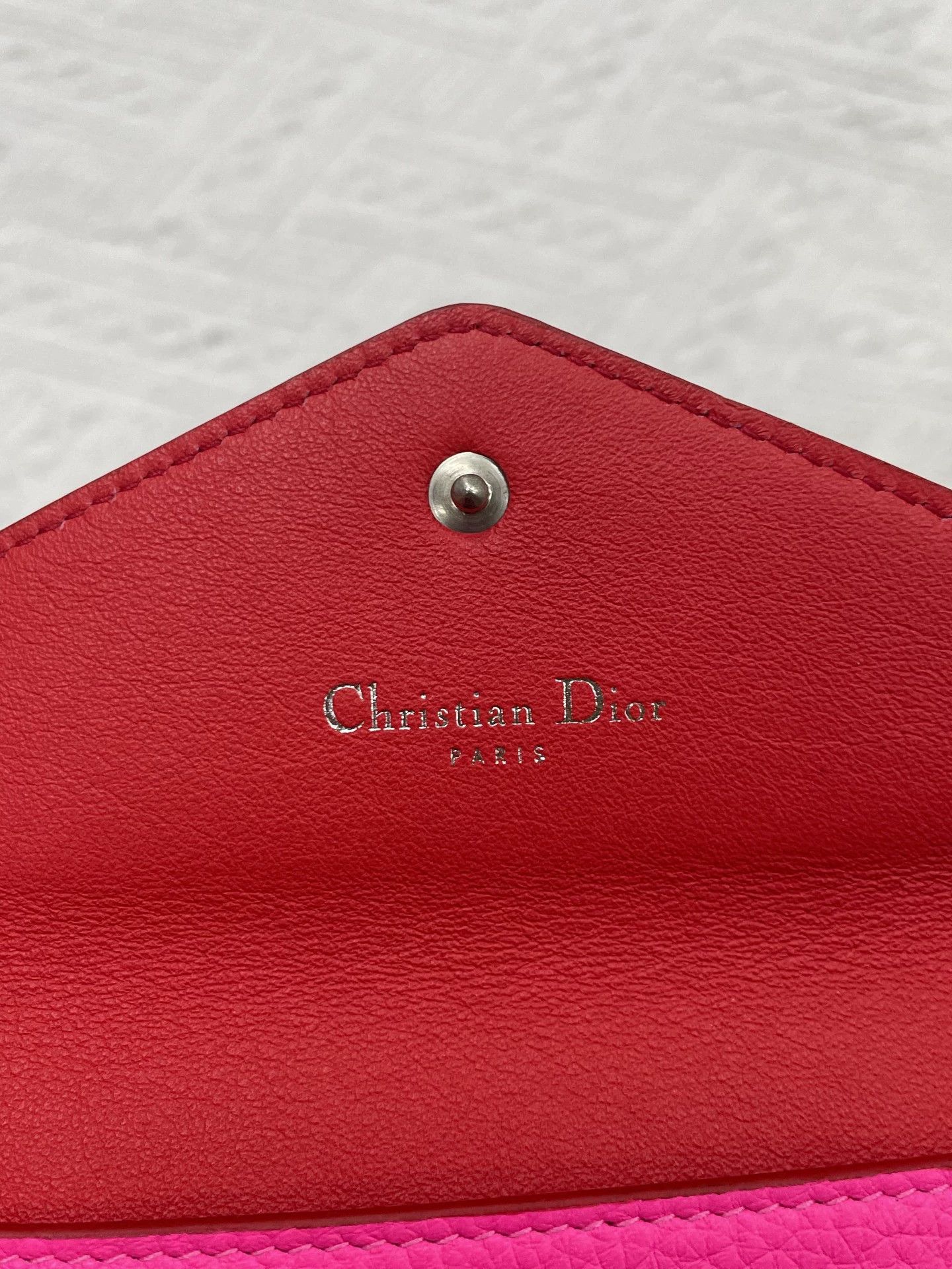 Dior Dior Fluorescent Pink Wallet Size ONE SIZE - 4 Thumbnail