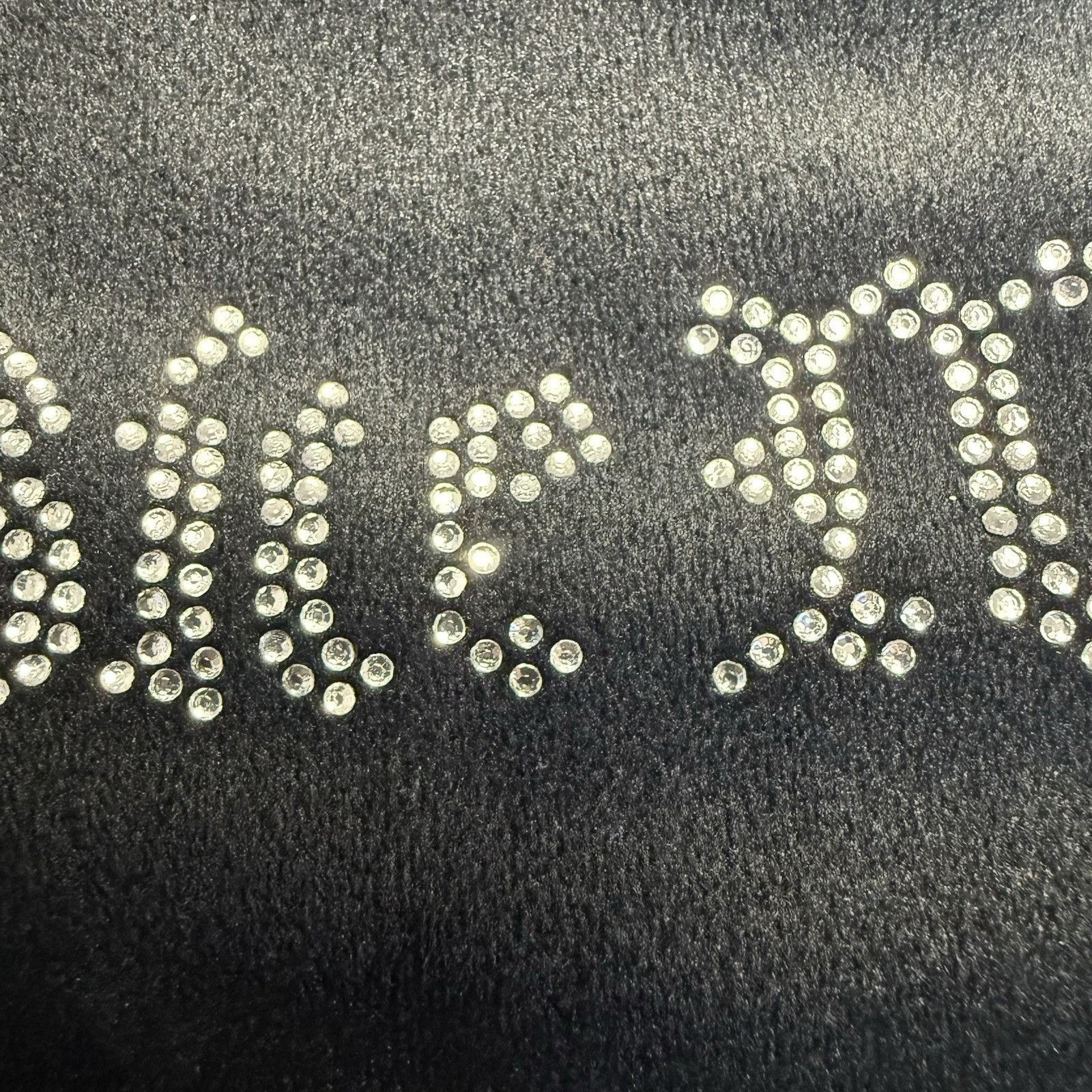 Vintage Y2K Style Velour Pants Womens Small 'Bite Me' Rhinestone Size 25" / US 0 / IT 36 - 5 Thumbnail