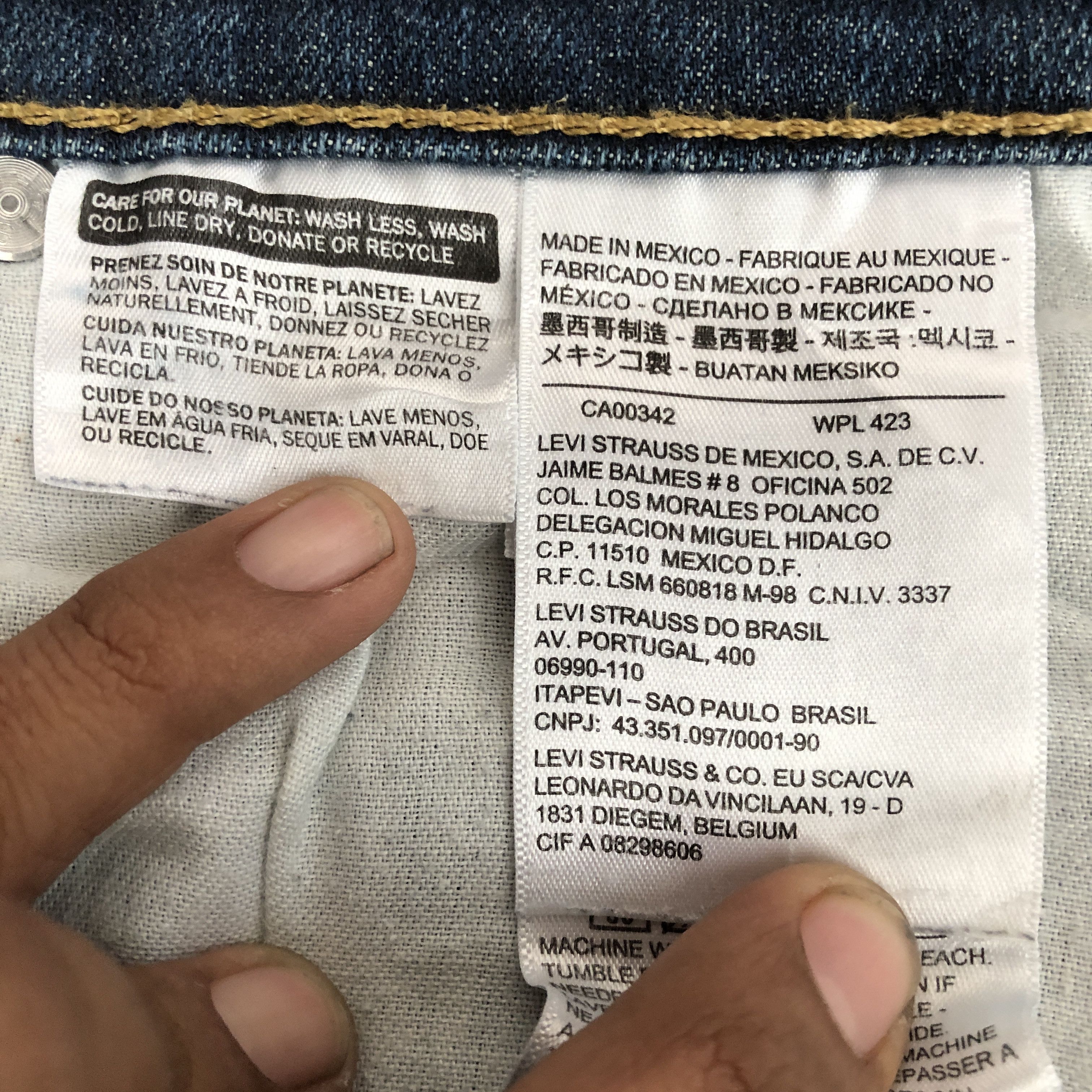 Levi's Vintage Levis 513 Jeans Denim Pants Size US 36 / EU 52 - 9 Thumbnail