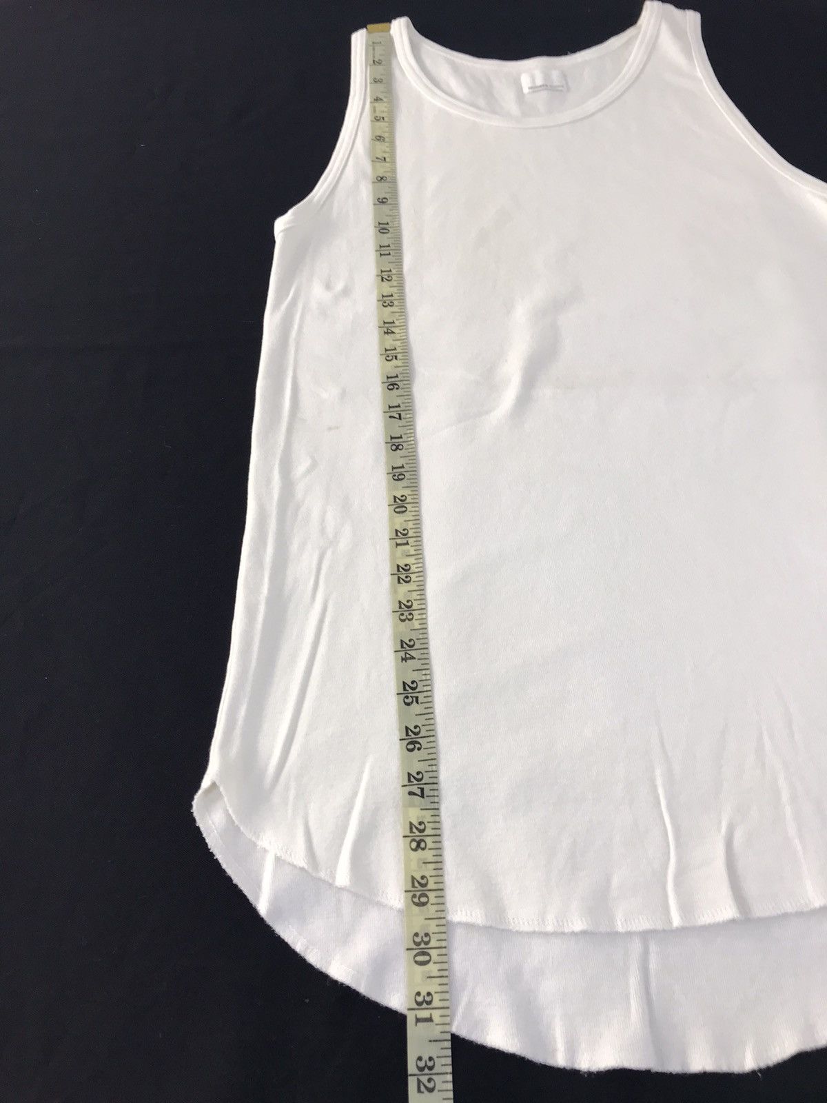 Japanese Brand Number (N)ine White Inner Thin Singlet Sleeveless Tee Size US S / EU 44-46 / 1 - 8 Thumbnail