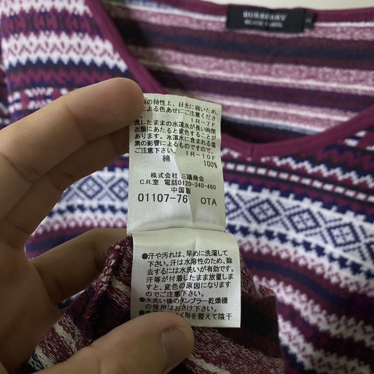 Burberry Burberry Black Label Knit Sweater Nice Design Size US M / EU 48-50 / 2 - 5 Thumbnail
