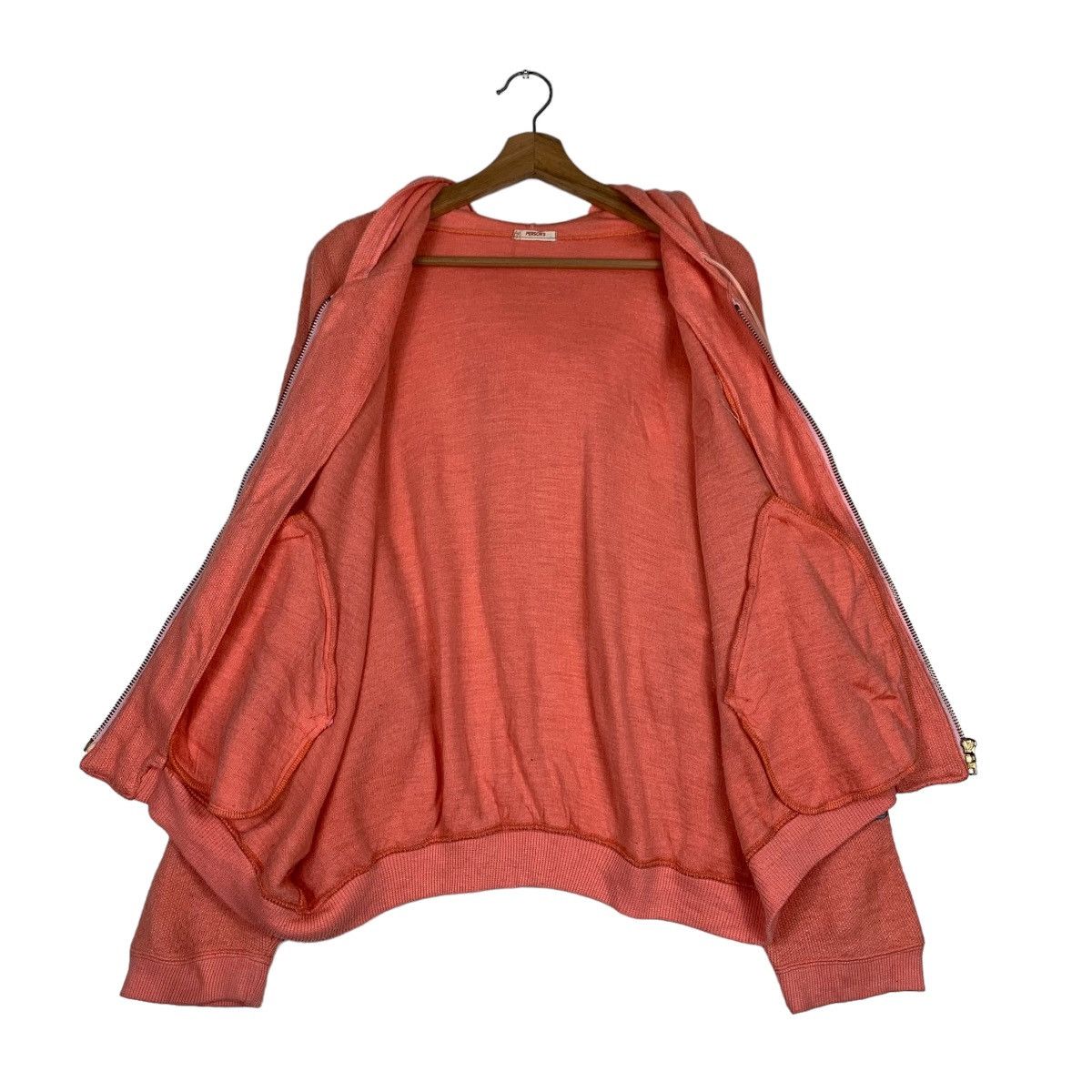 PERSON'S PERSON’S Small P Logo Zipper Hoodies Sweatshirt #0876-C39 Size US L / EU 52-54 / 3 - 10 Thumbnail